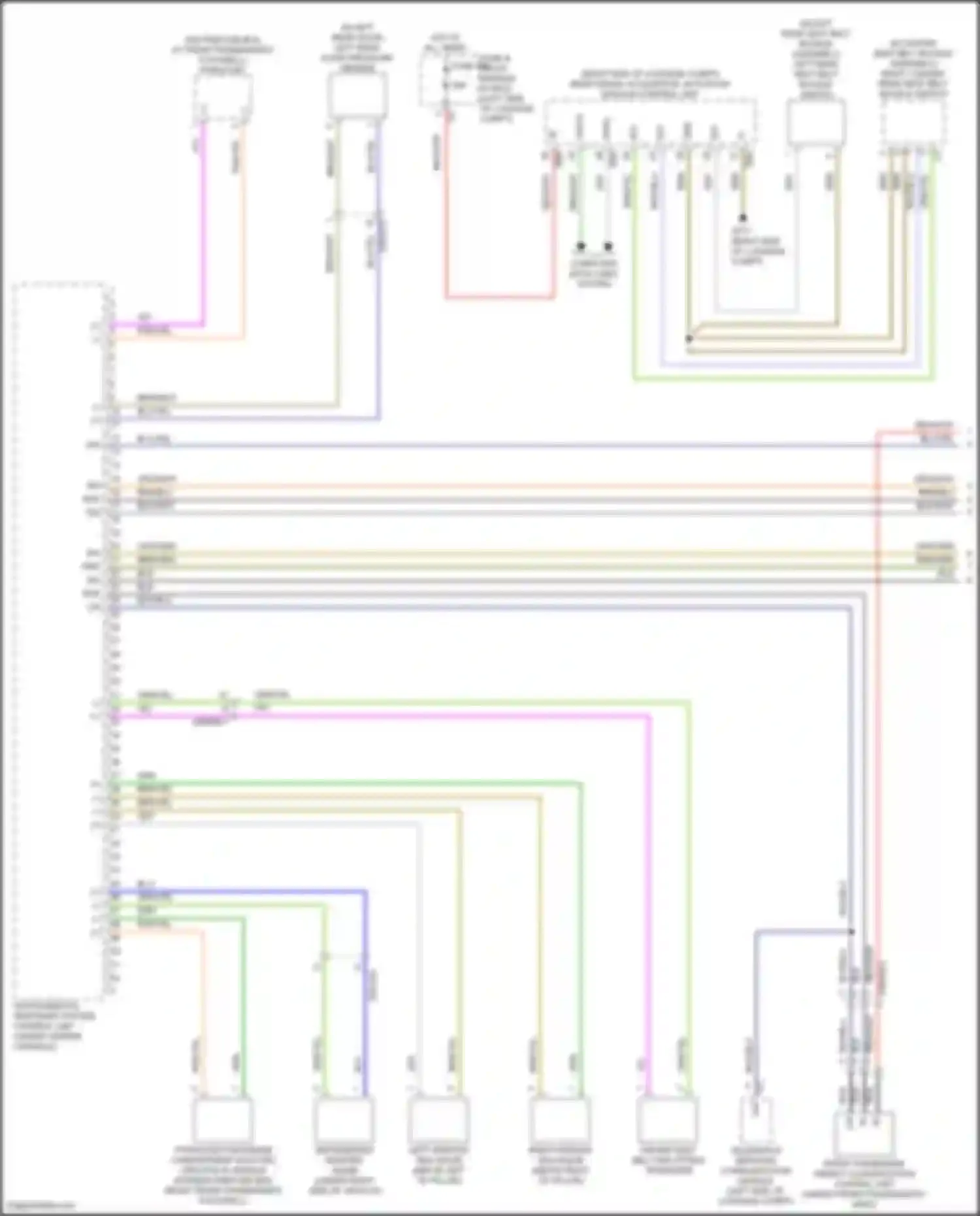 GLC-class Coupe Mercedes-Benz C254 (2023-2024): Supplemental restraint circuit (1 of 4)