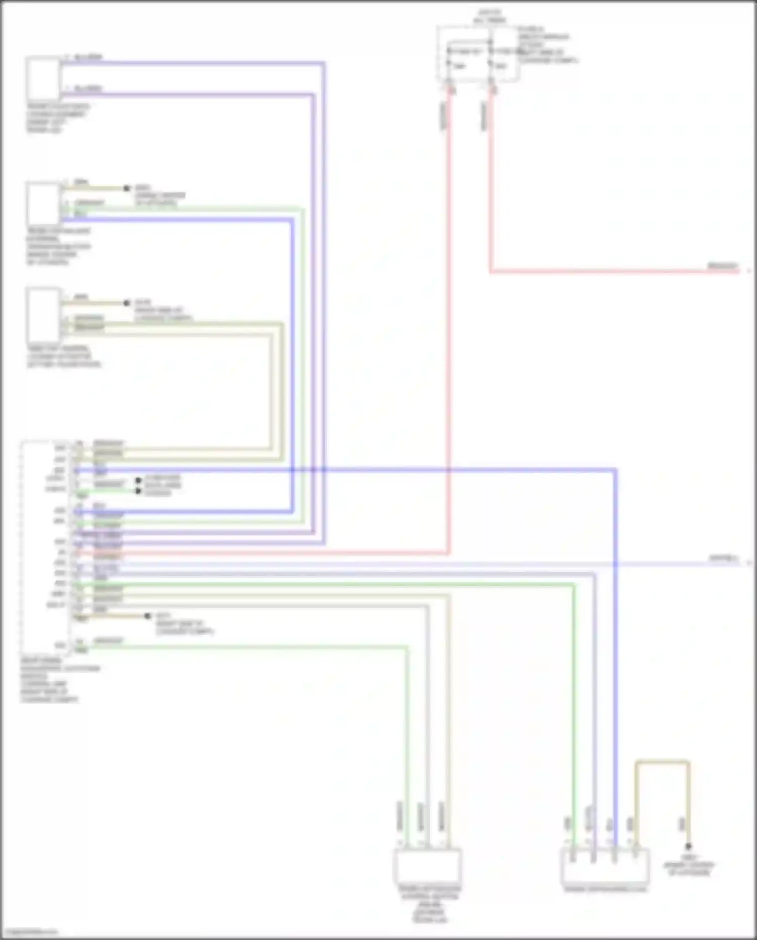 GLC-class Coupe Mercedes-Benz C254 (2023-2024): Trunk pull-down circuit (1 of 2)
