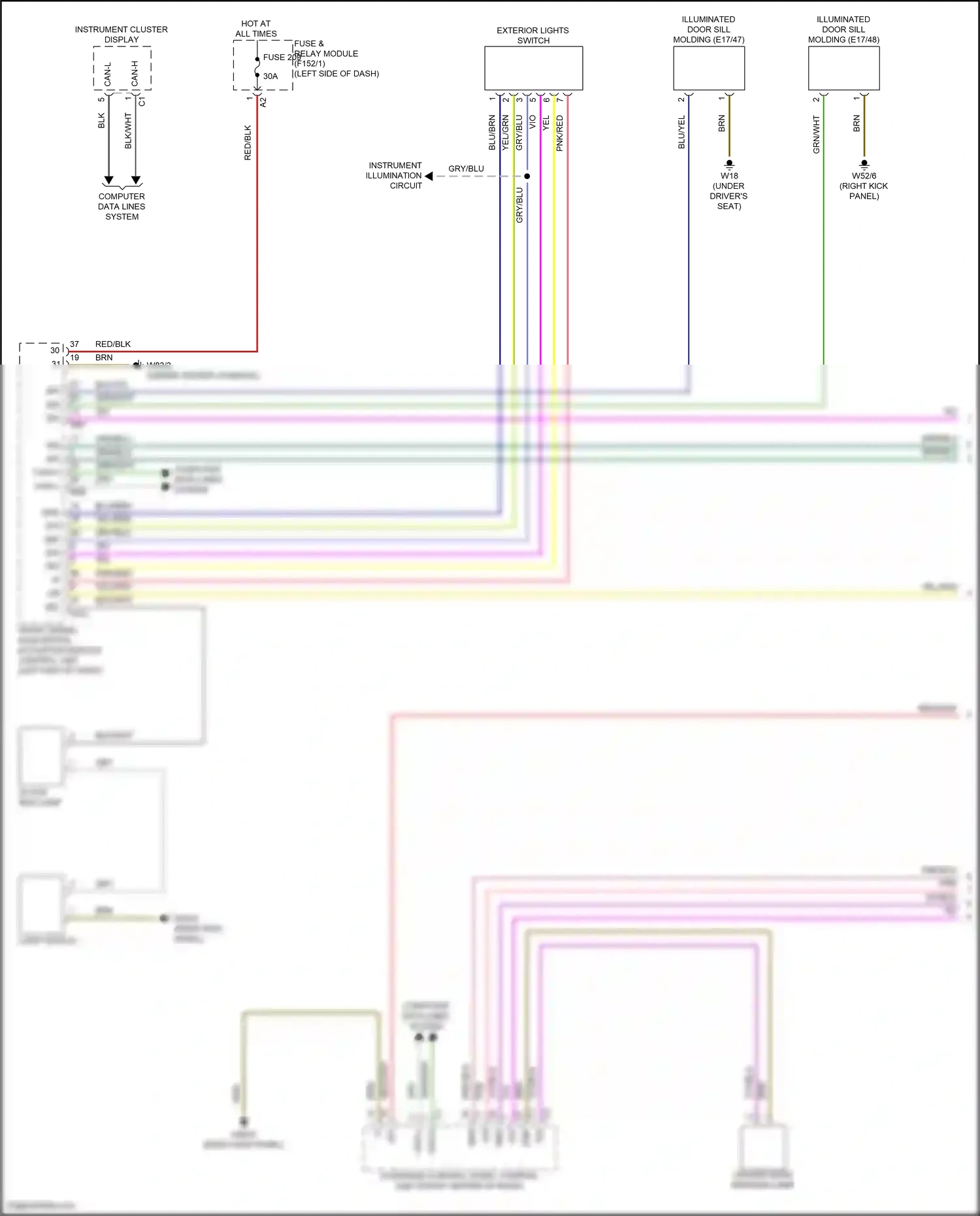 Wiring diagram computer data lines system for Mercedes-Benz GLC-class Coupe C254 (2023-2024) (62 of 73)