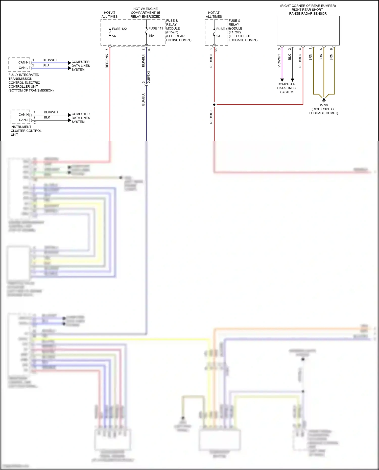 Wiring diagram computer data lines system for Mercedes-Benz GLC-class Coupe C254 (2023-2024) (21 of 73)
