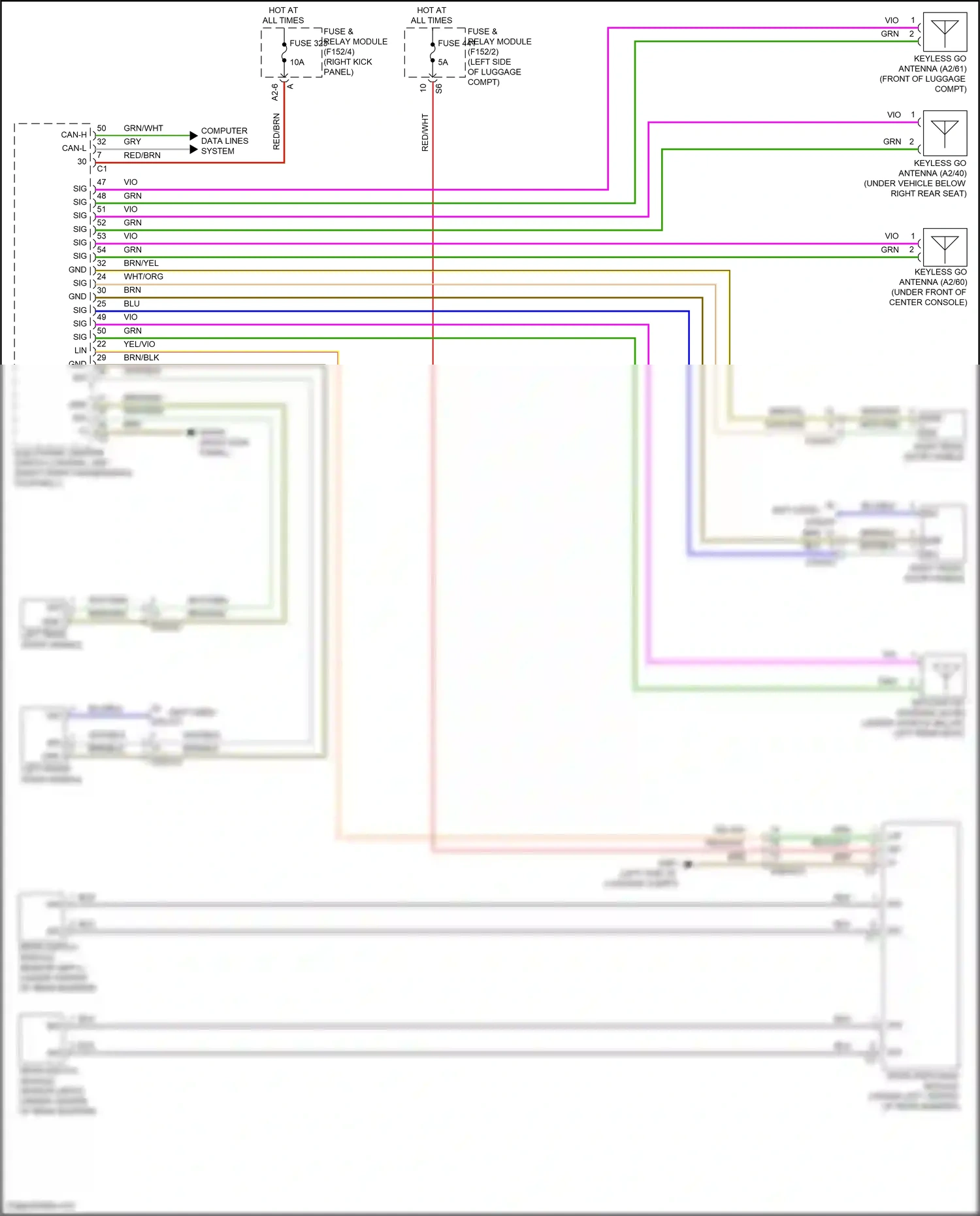 Wiring diagram computer data lines system for Mercedes-Benz GLC-class Coupe C254 (2023-2024) (47 of 73)
