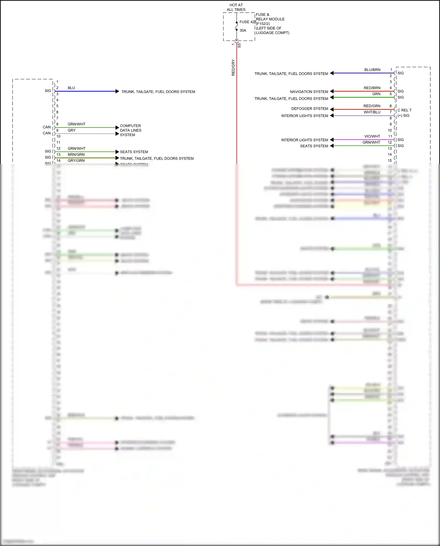 Wiring diagram computer data lines system for Mercedes-Benz GLC-class Coupe C254 (2023-2024) (7 of 73)