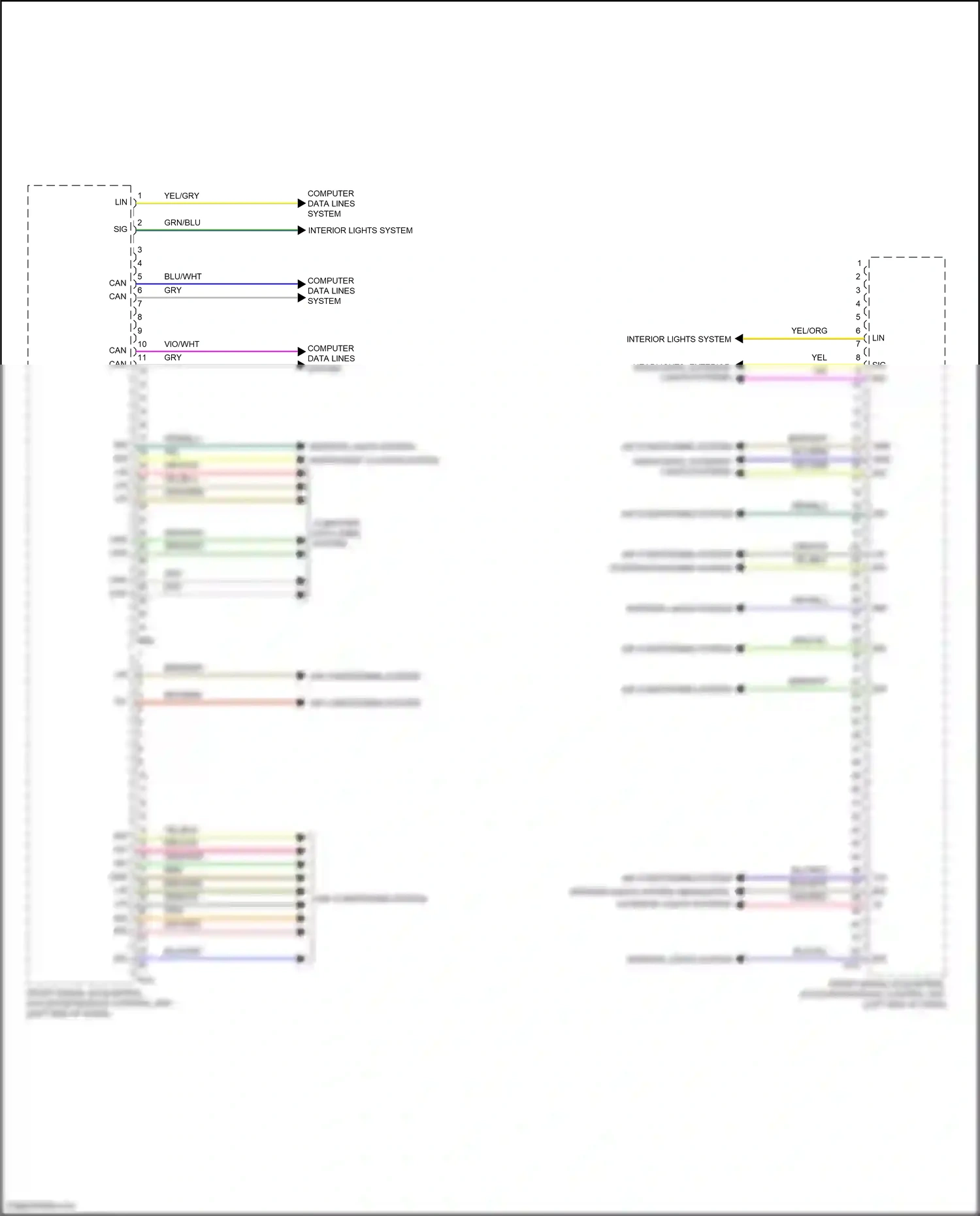 Wiring diagram computer data lines system for Mercedes-Benz GLC-class Coupe C254 (2023-2024) (2 of 73)