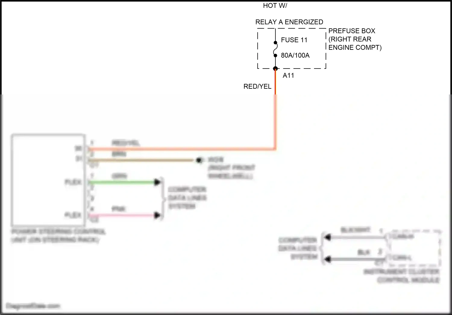 Wiring diagram computer data lines system for Mercedes-Benz GLC-class Coupe C254 (2023-2024) (15 of 73)