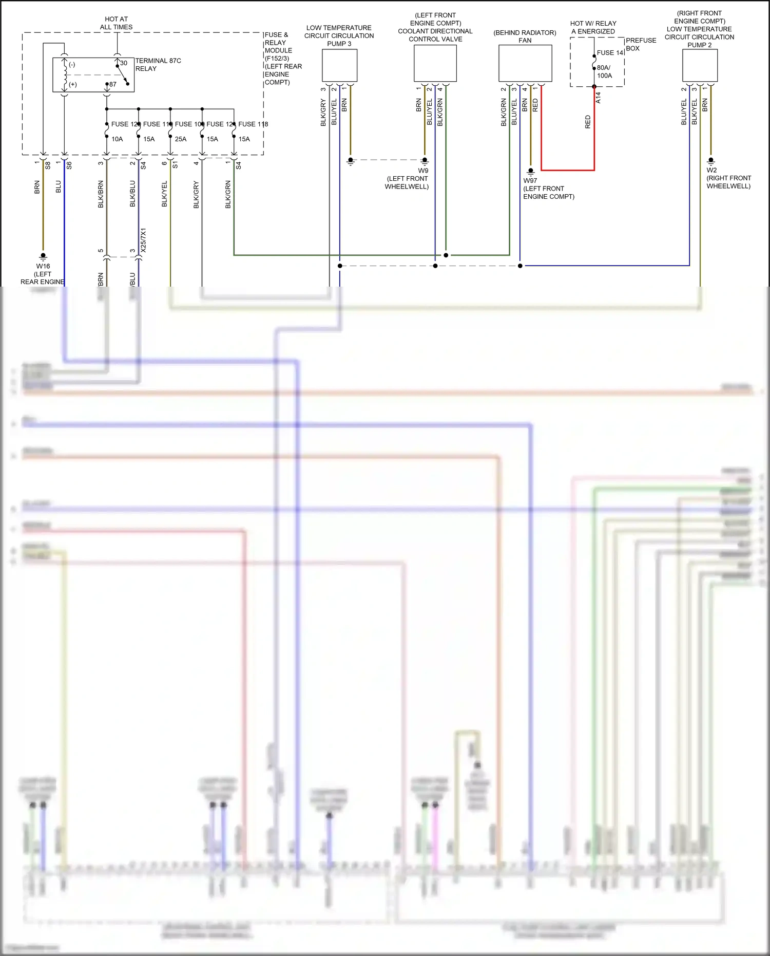 Wiring diagram computer data lines system for Mercedes-Benz GLC-class Coupe C254 (2023-2024) (73 of 73)
