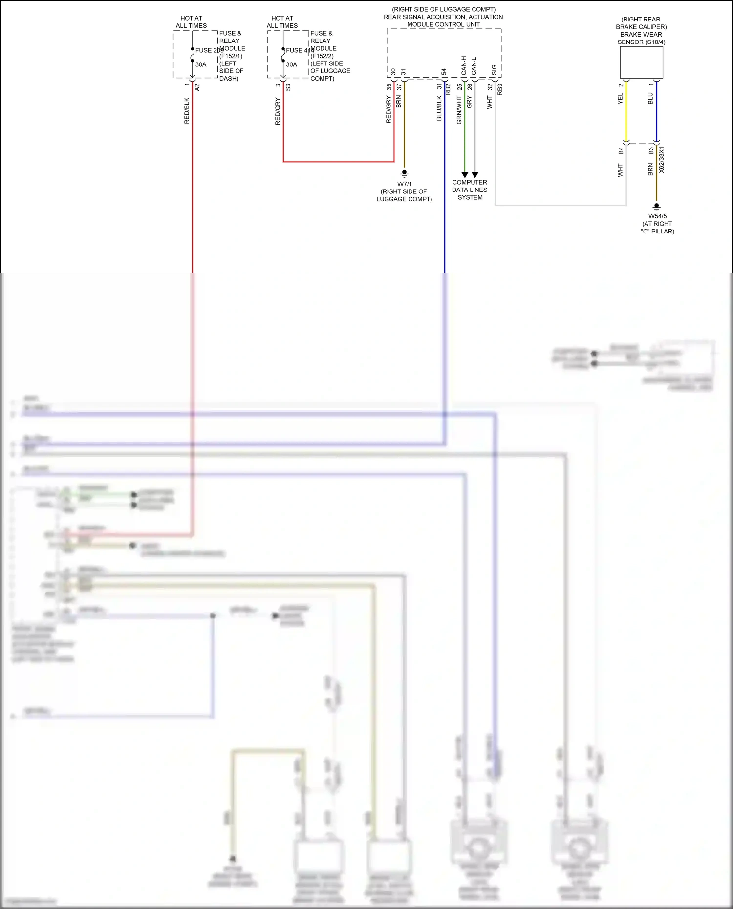 Wiring diagram computer data lines system for Mercedes-Benz GLC-class Coupe C254 (2023-2024) (12 of 73)