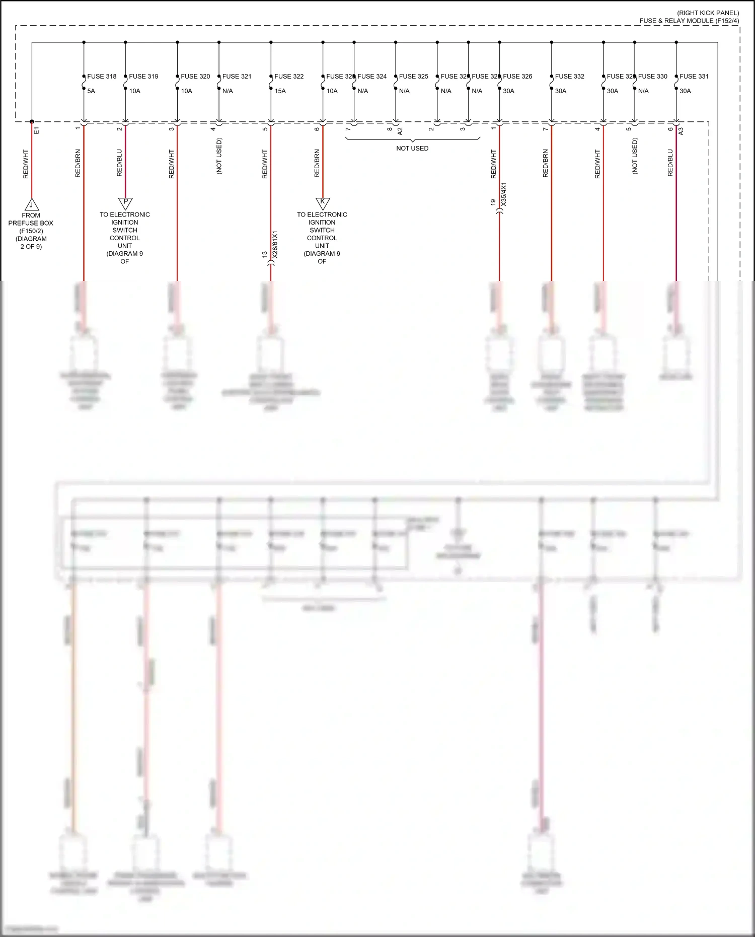 Wiring diagram multi-function camera for Mercedes-Benz GLC-class Coupe C254 (2023-2024) (4 of 4)