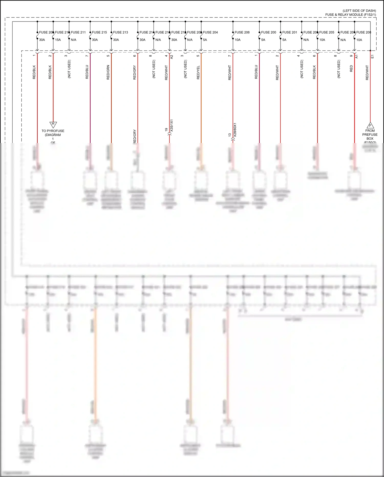 Wiring diagram steering column module control unit for Mercedes-Benz GLC-class Coupe C254 (2023-2024) (6 of 10)