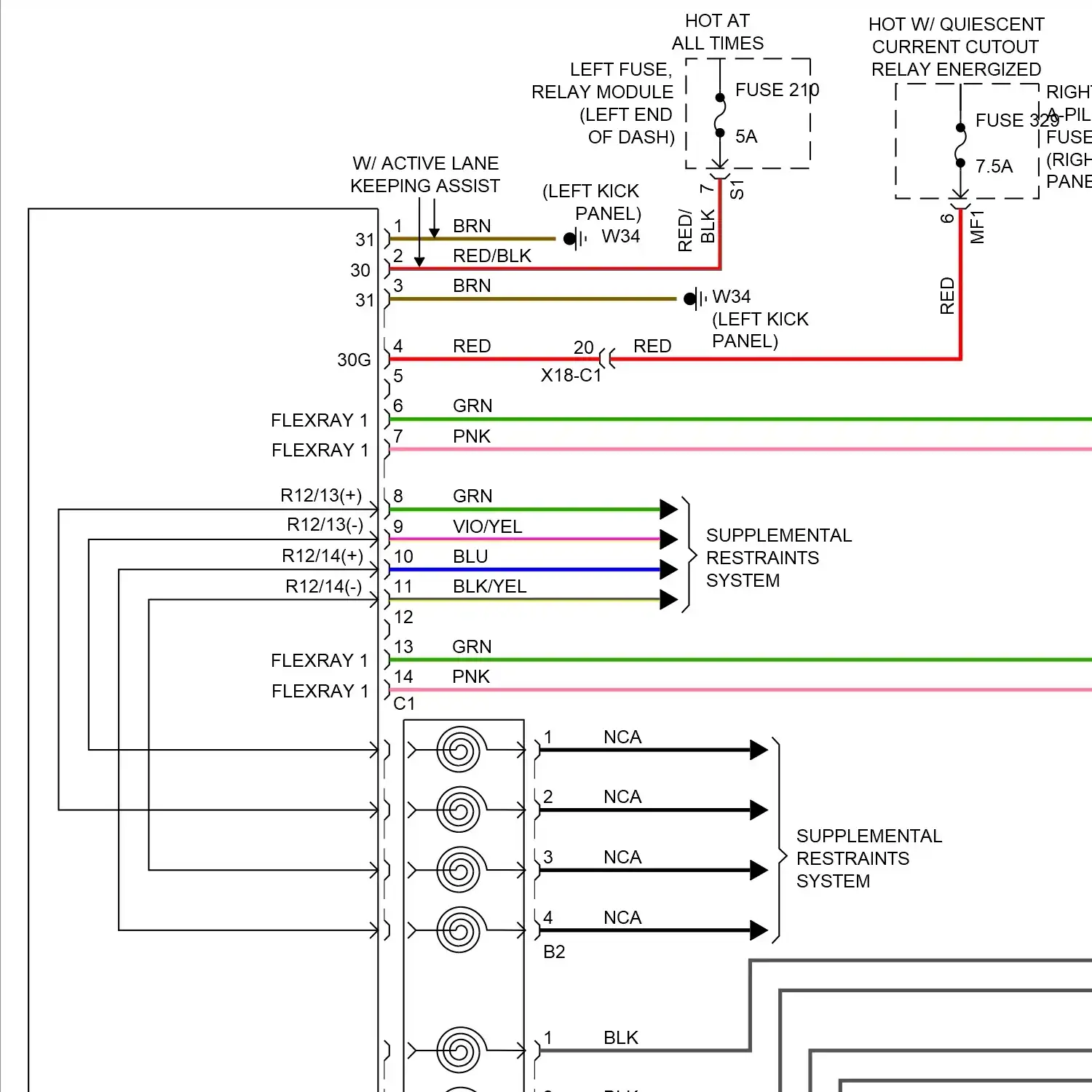 demo - Power steering column circuit (1 of 2) Power steering column circuit (1 of 2)