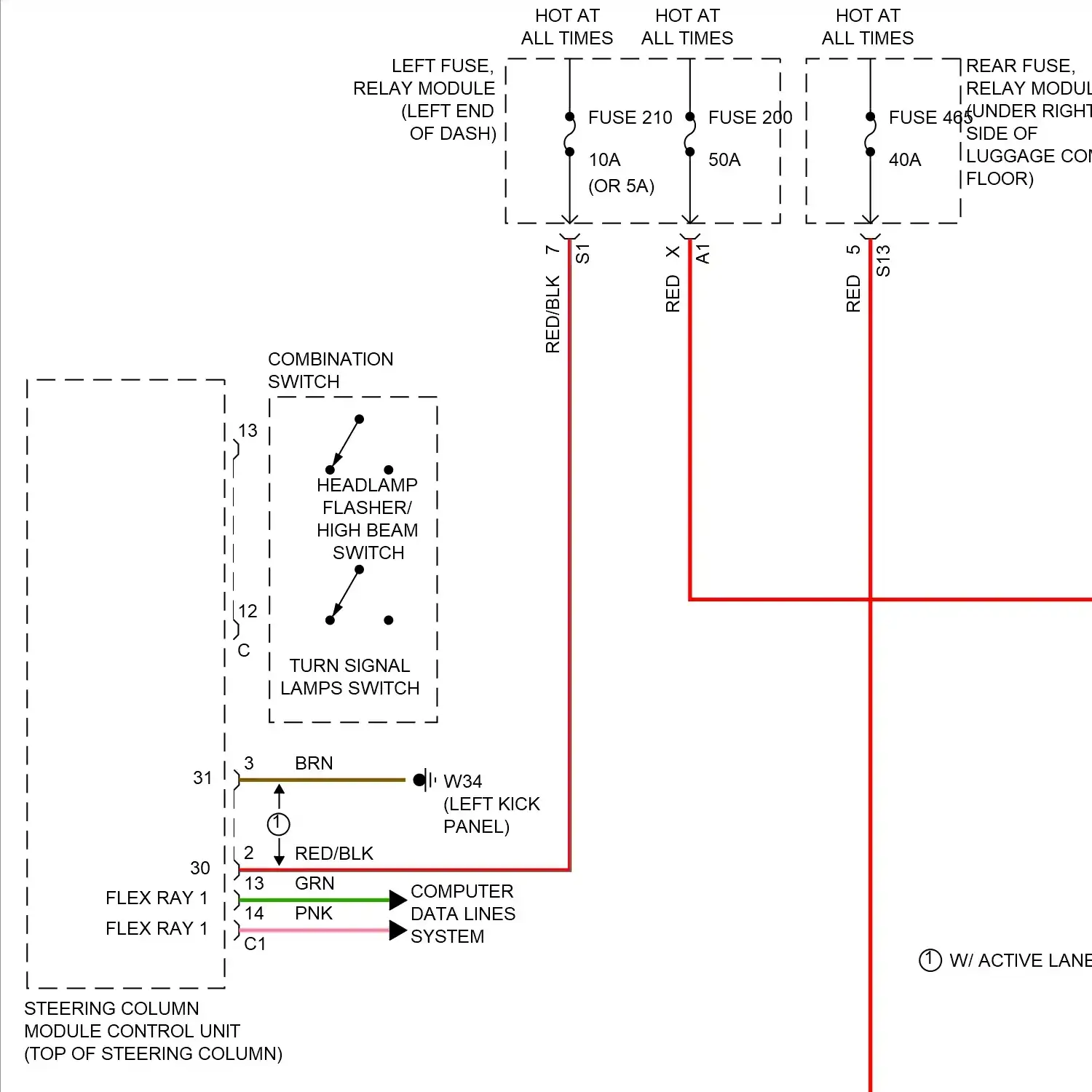 demo - Exterior lamps circuit, w/ dynamic led headlamps (1 of 4) Exterior lamps circuit, w/ dynamic led headlamps (1 of 4)