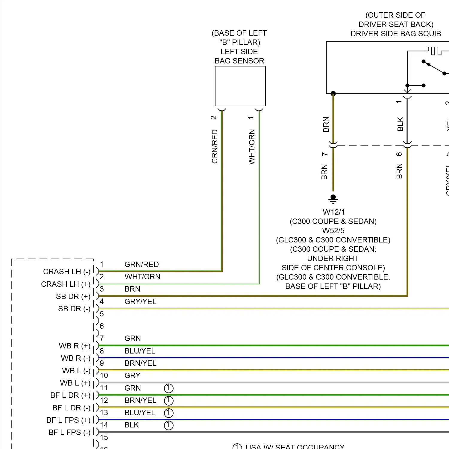 demo - Supplemental restraint circuit (1 of 4) Supplemental restraint circuit (1 of 4)