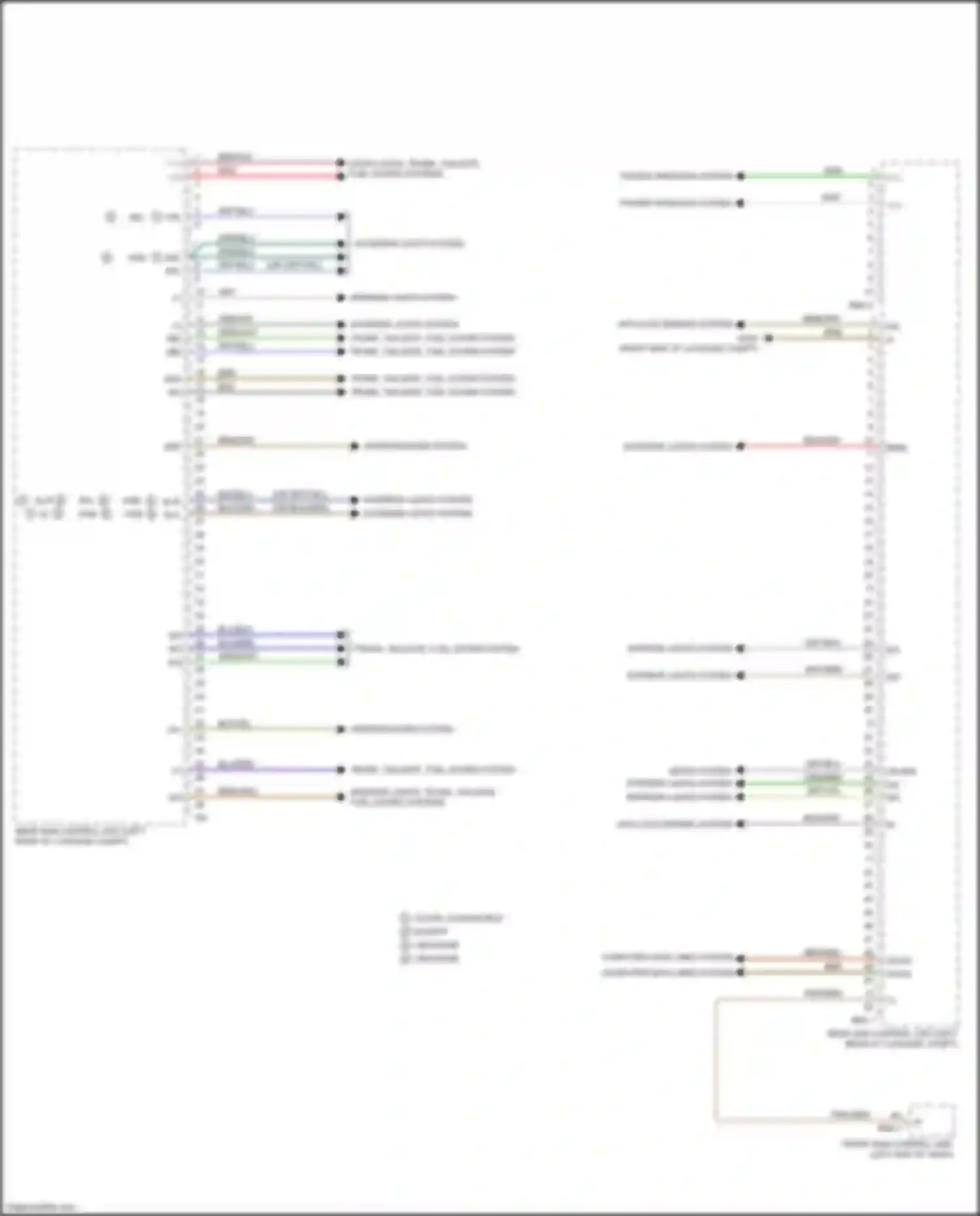 Wiring diagram blk/org for Mercedes-Benz GLC-class X253 (2015-2019) (6 of 7)