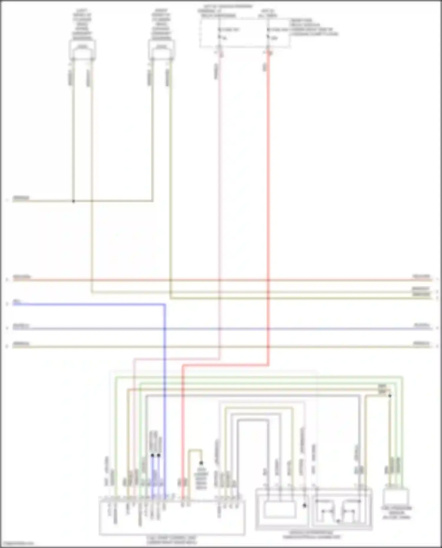 Wiring diagram data lines for Mercedes-Benz GLC-class X253 (2015-2019) (4 of 4)
