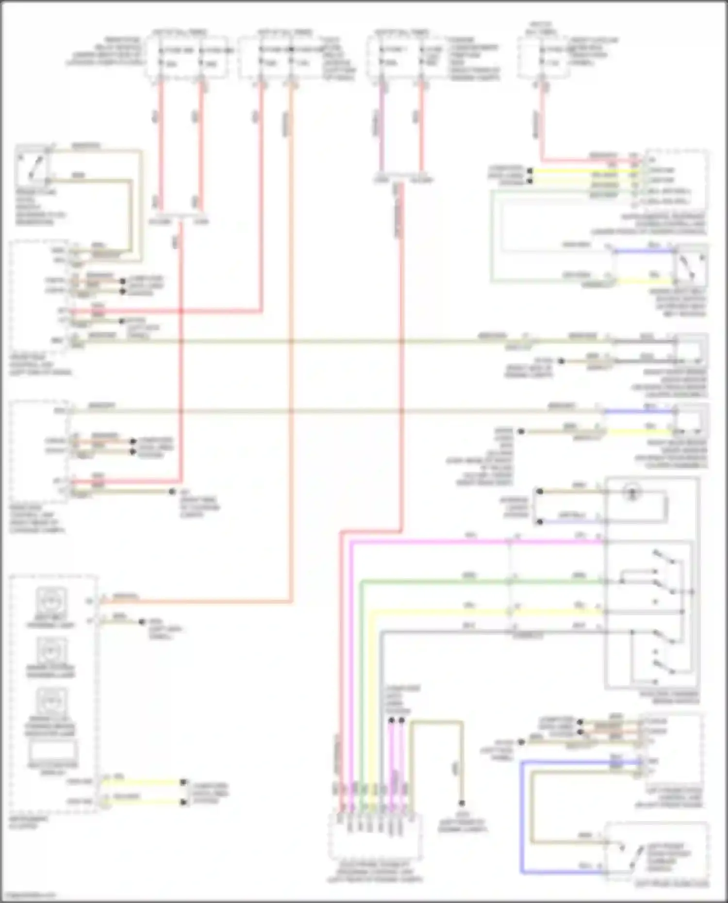 Wiring diagram engine compartment prefuse box for Mercedes-Benz GLC-class X253 (2015-2019) (8 of 11)