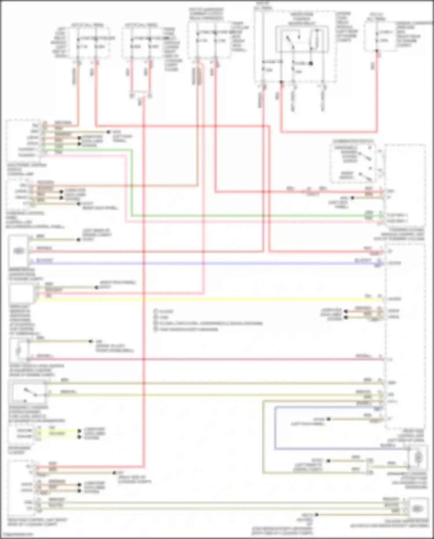 Wiring diagram engine compartment prefuse box for Mercedes-Benz GLC-class X253 (2015-2019) (9 of 11)