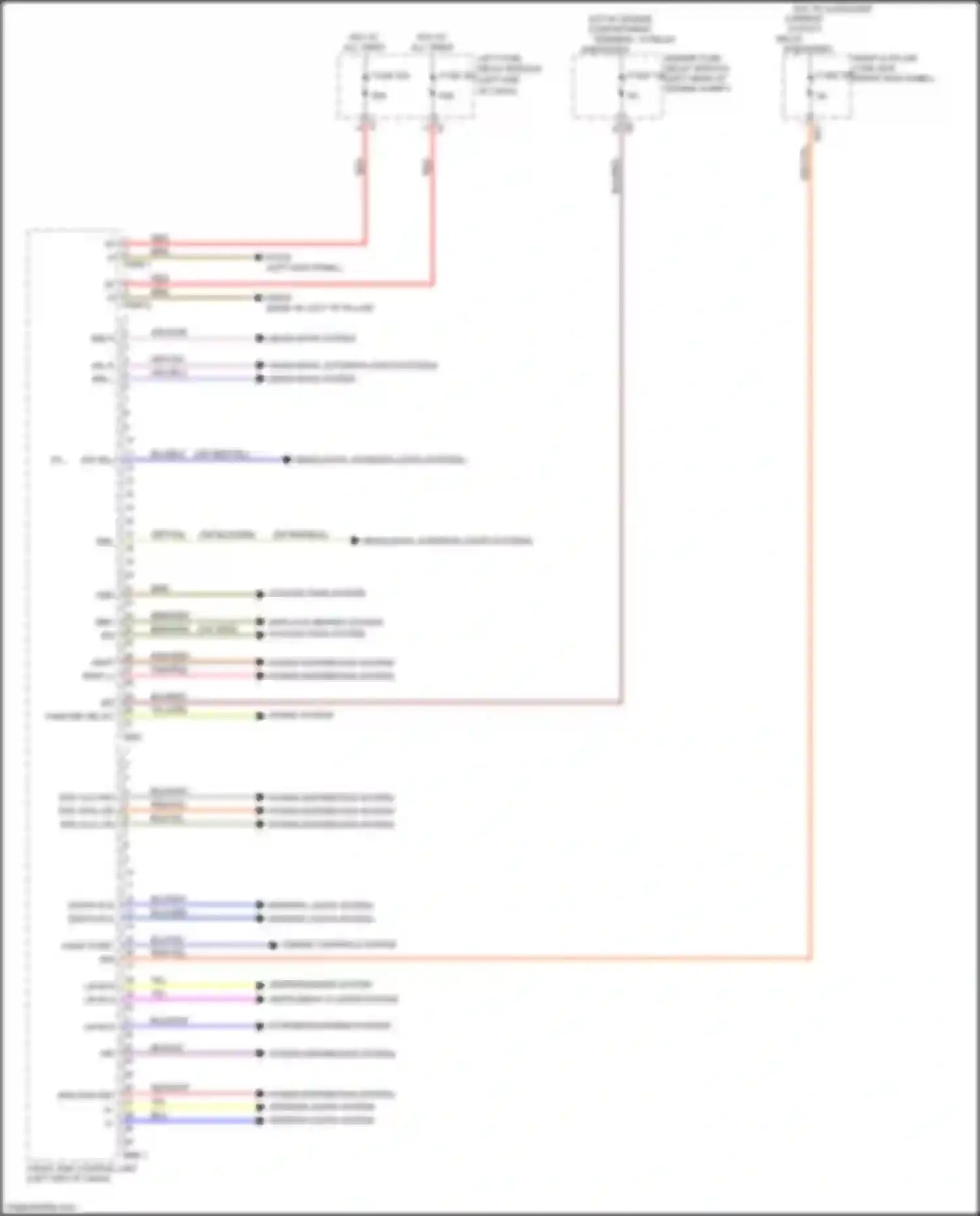 Wiring diagram fuse 336 for Mercedes-Benz GLC-class X253 (2015-2019) (1 of 3)