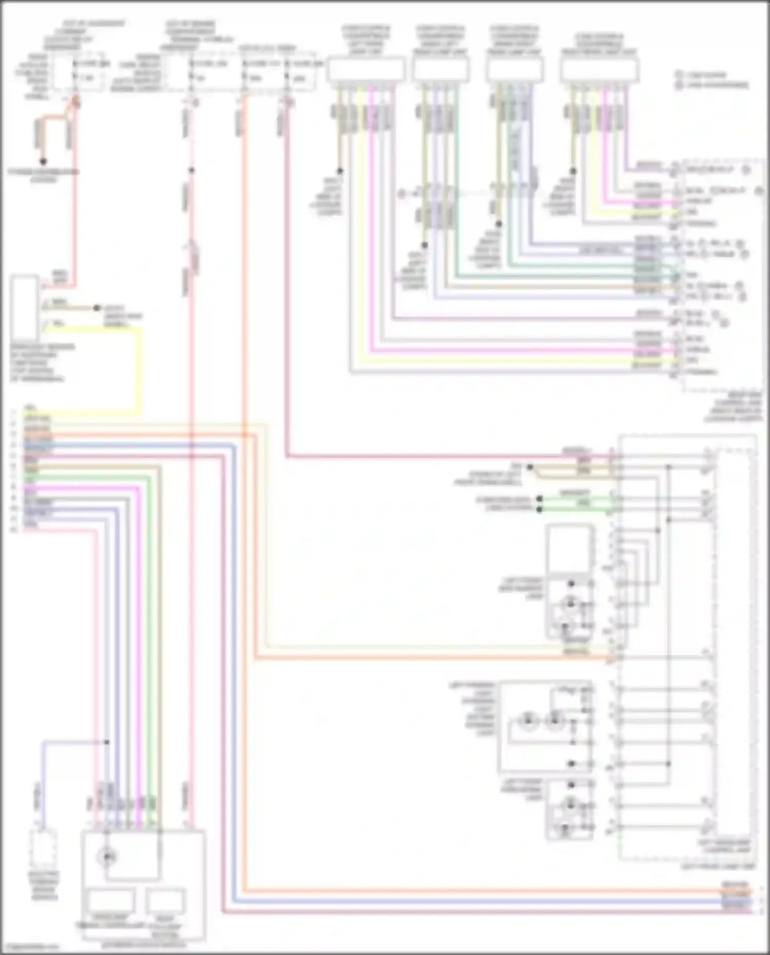 Wiring diagram hot w/ engine compartment terminal 15 relay energized for Mercedes-Benz GLC-class X253 (2015-2019) (3 of 9)