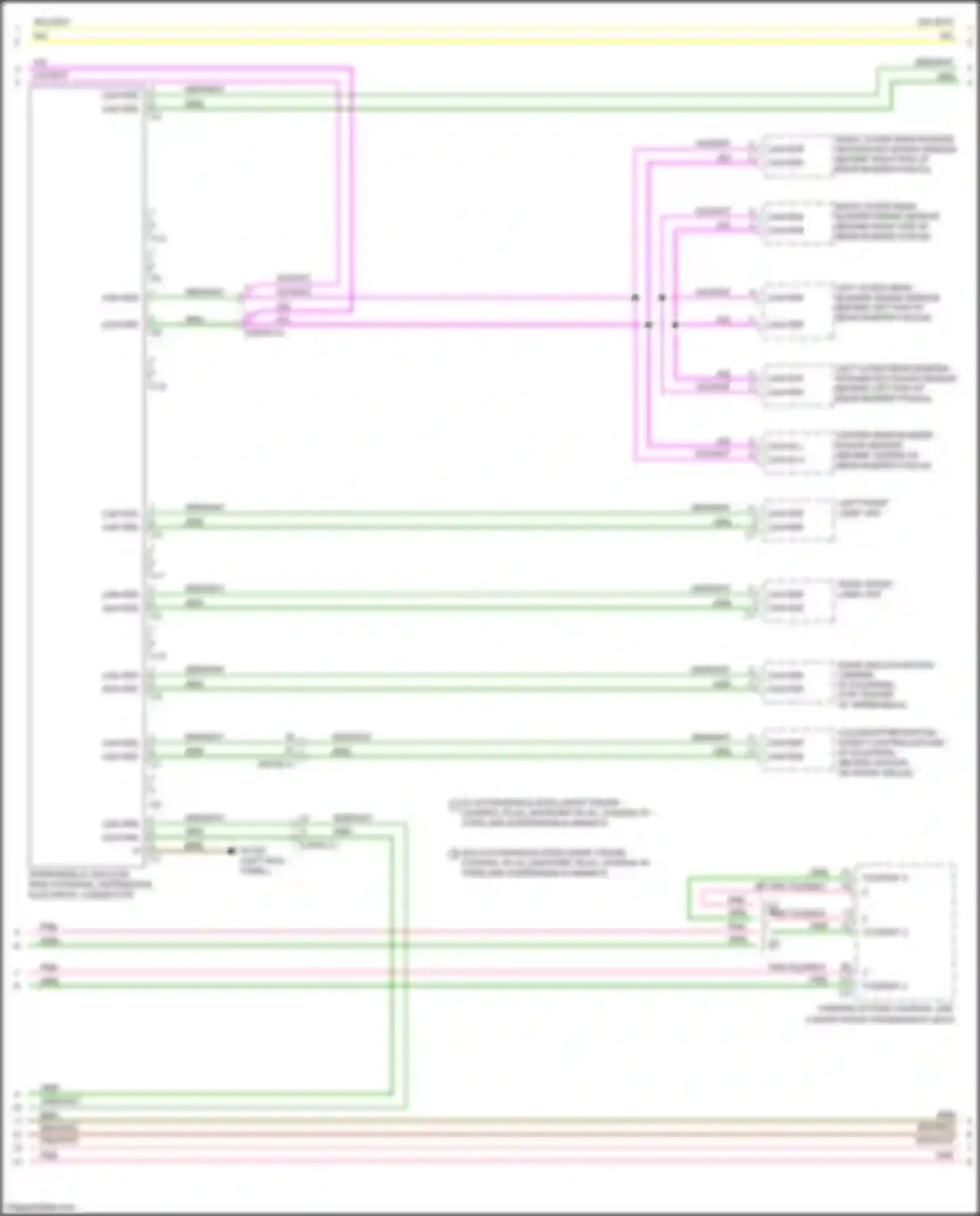 Wiring diagram mono multi-function camera for Mercedes-Benz GLC-class X253 (2015-2019) (1 of 3)