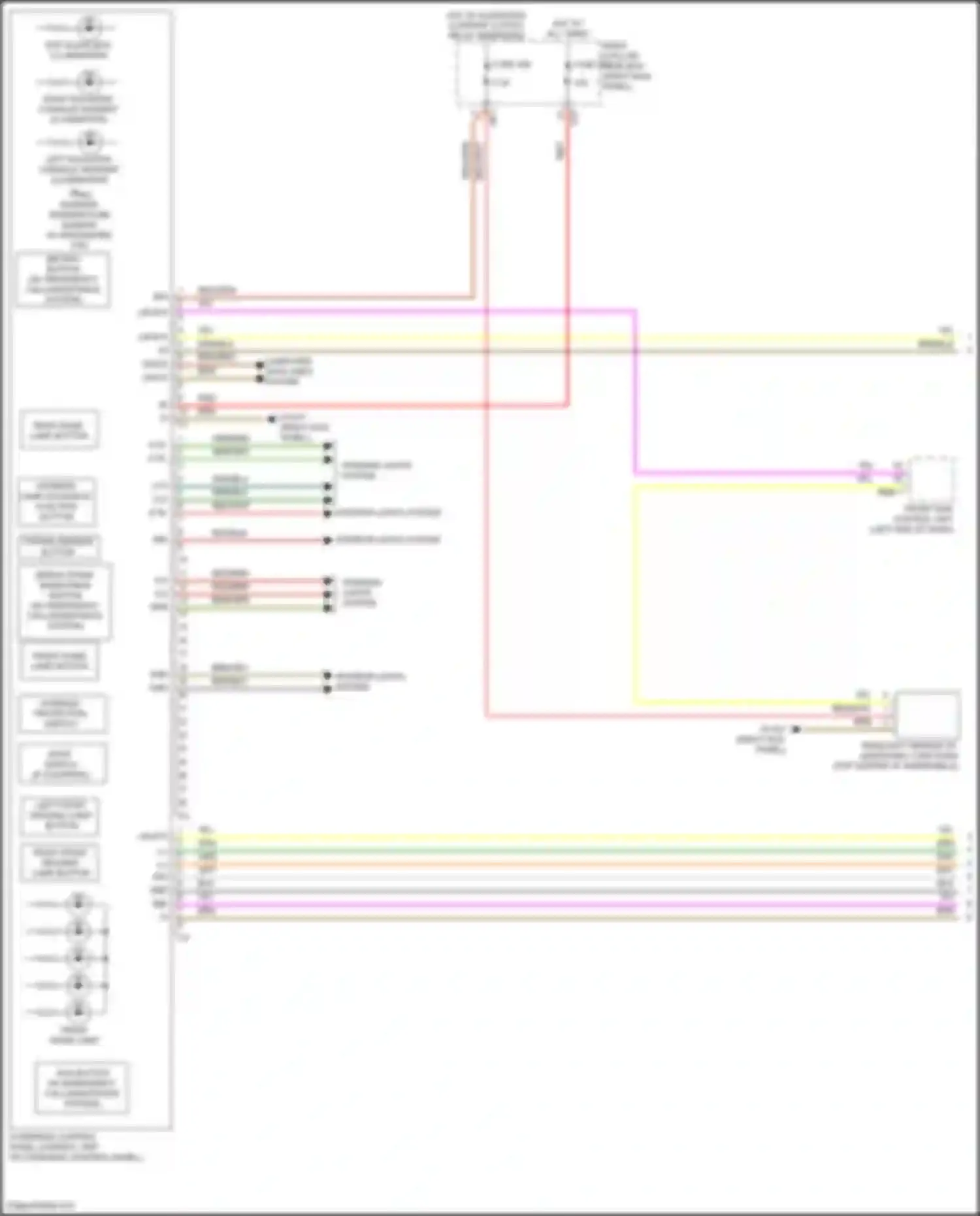 Wiring diagram rain/light sensor w/ additional functions for Mercedes-Benz GLC-class X253 (2015-2019) (9 of 10)
