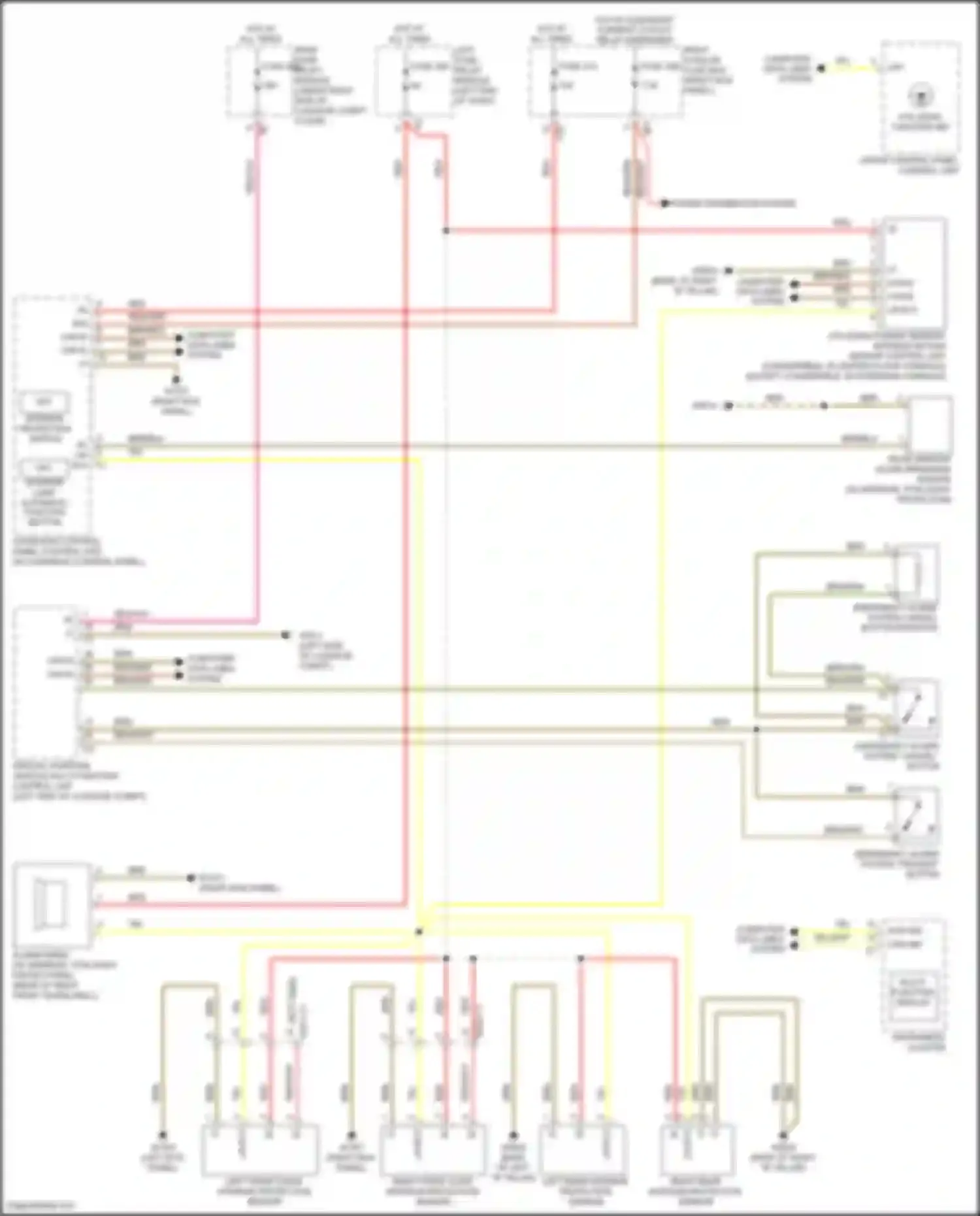 Wiring diagram rear fuse, relay module for Mercedes-Benz GLC-class X253 (2015-2019) (11 of 50)