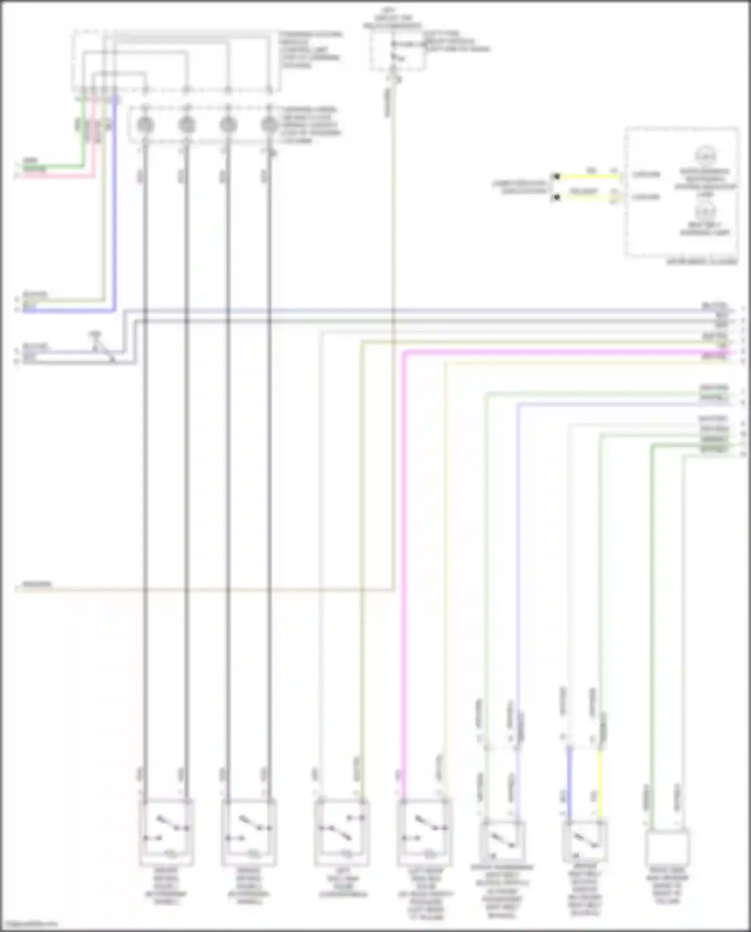 Wiring diagram steering column module control unit for Mercedes-Benz GLC-class X253 (2015-2019) (10 of 24)