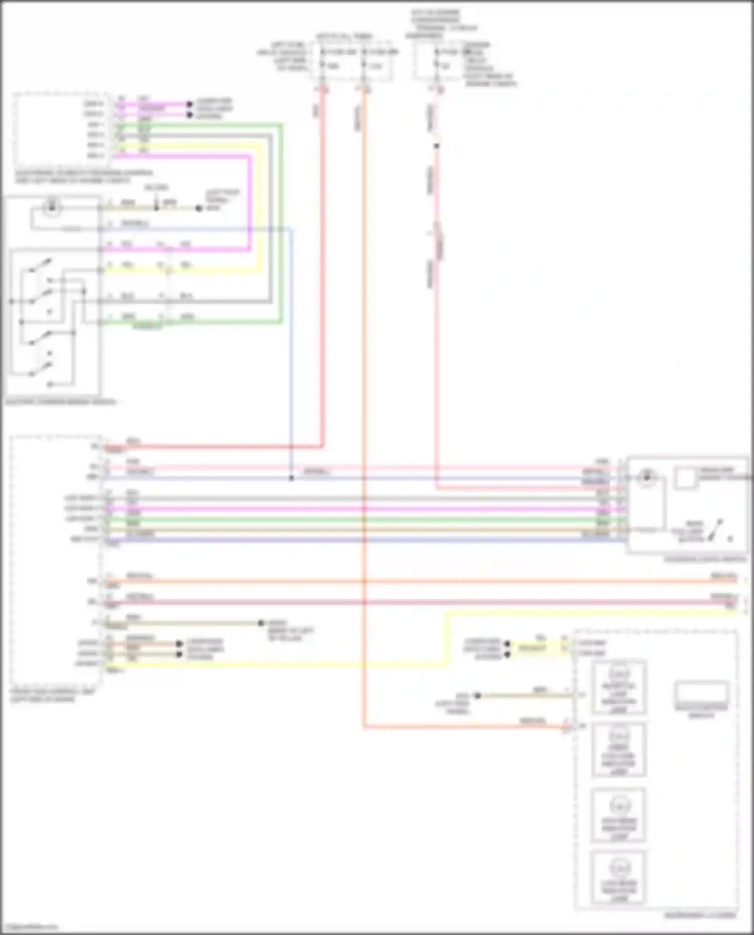 Wiring diagram sw 2 for Mercedes-Benz GLC-class X253 (2015-2019) (4 of 6)