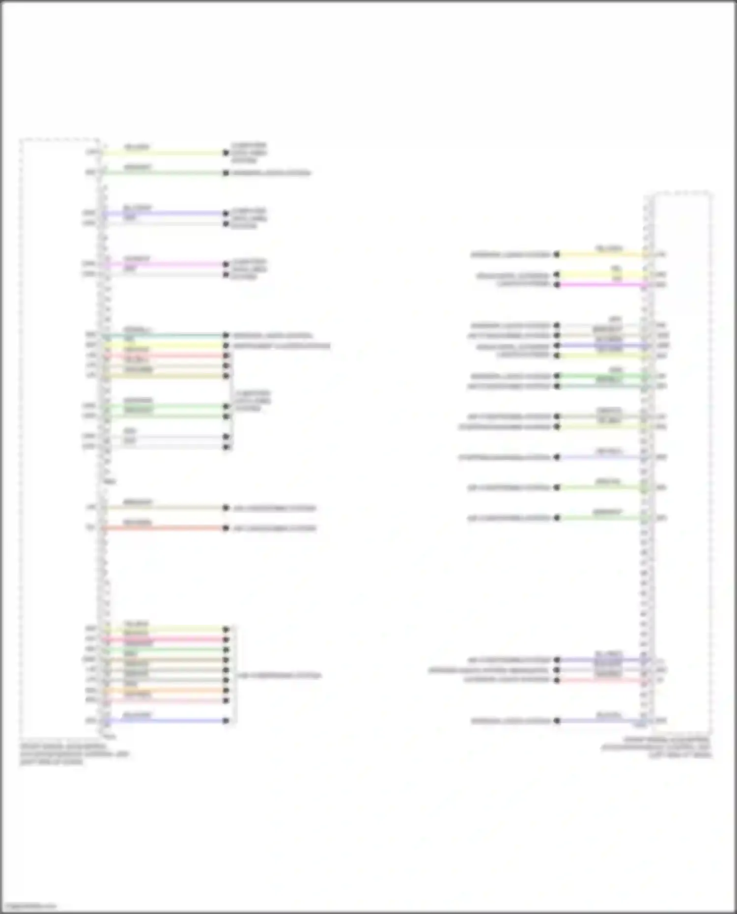 GLC-class Mercedes-Benz X254 (2022-2024): Front sam control module circuit, suv (2 of 3)