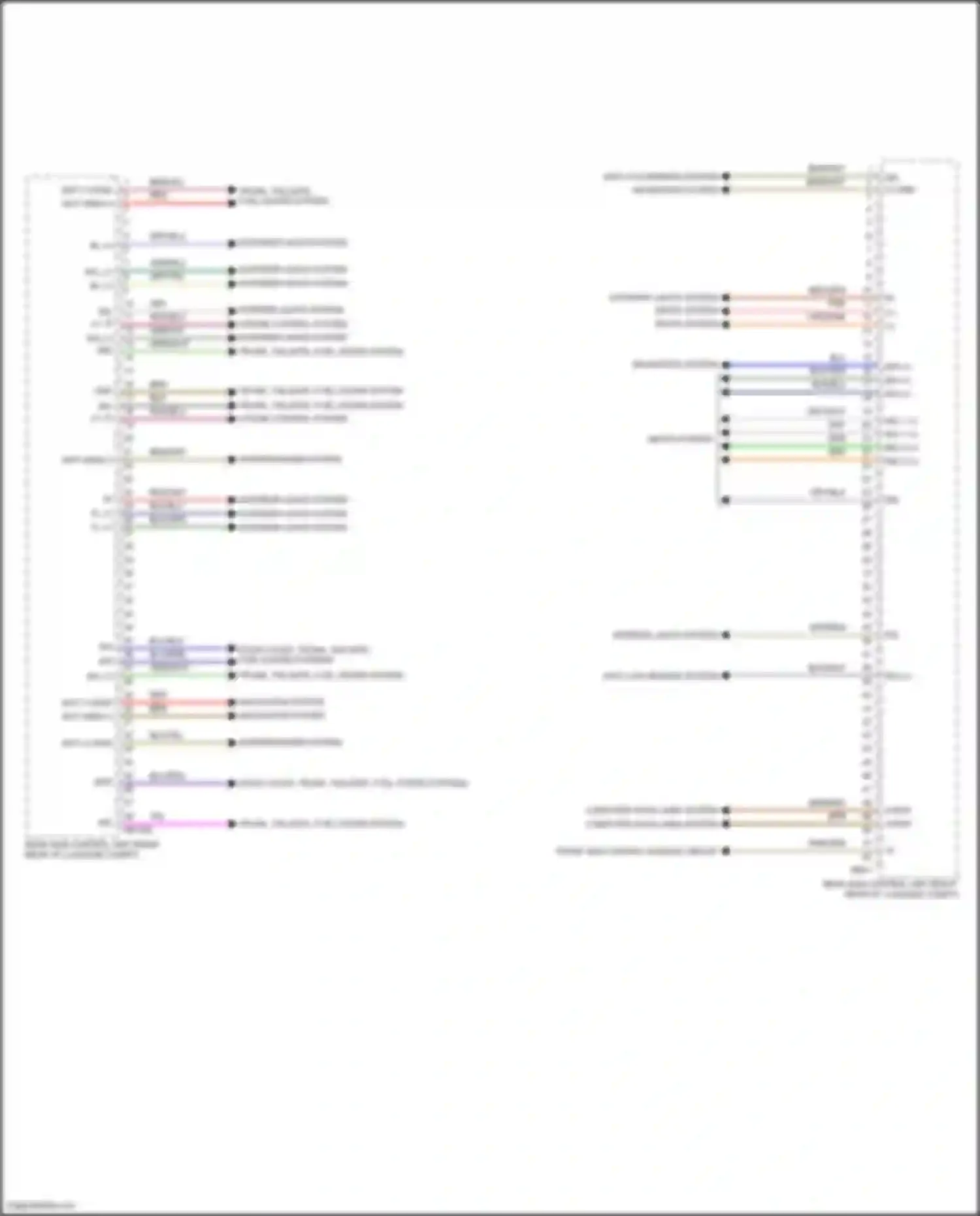 GLC-class Mercedes-Benz X254 (2022-2024): Rear sam control module circuit, coupe (2 of 2)