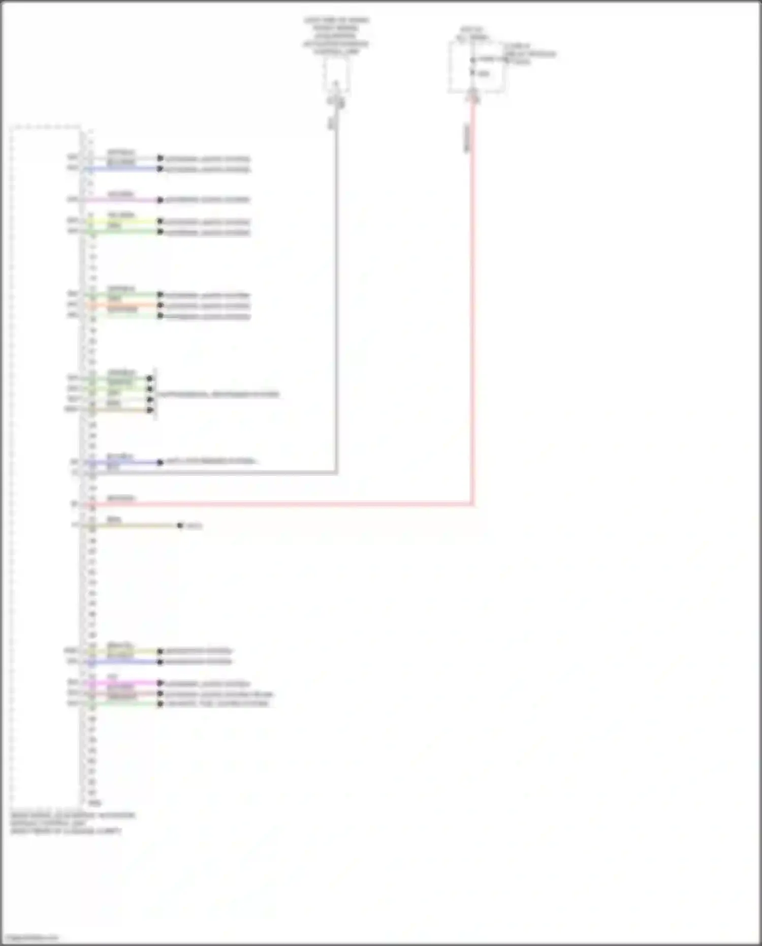 GLC-class Mercedes-Benz X254 (2022-2024): Rear sam control module circuit, suv (2 of 2)