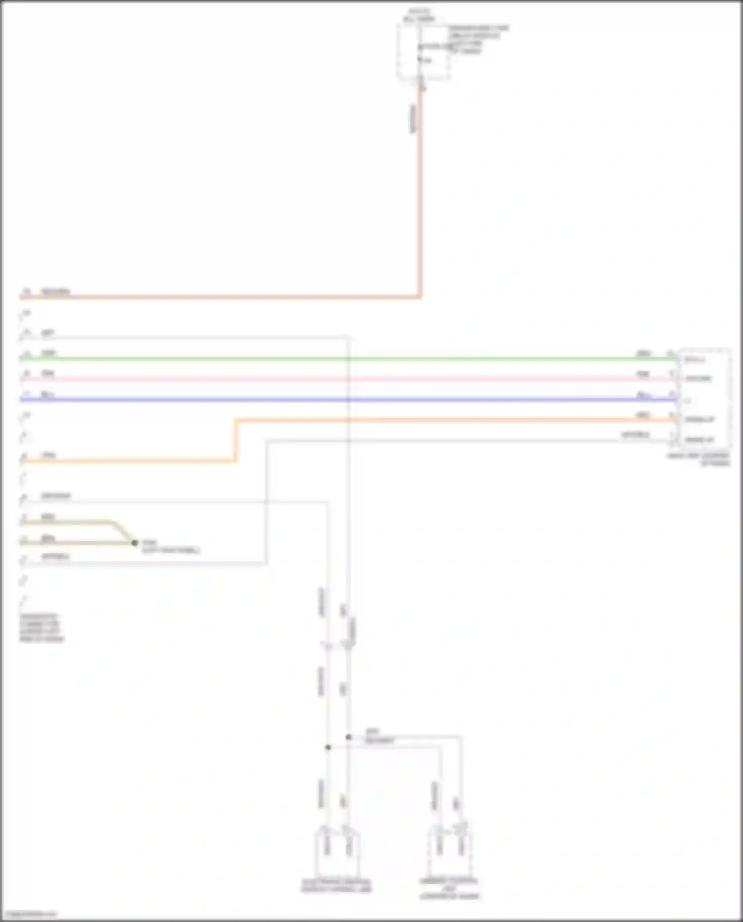 GLC-class Mercedes-Benz X254 (2022-2024): Data link connector circuit, coupe