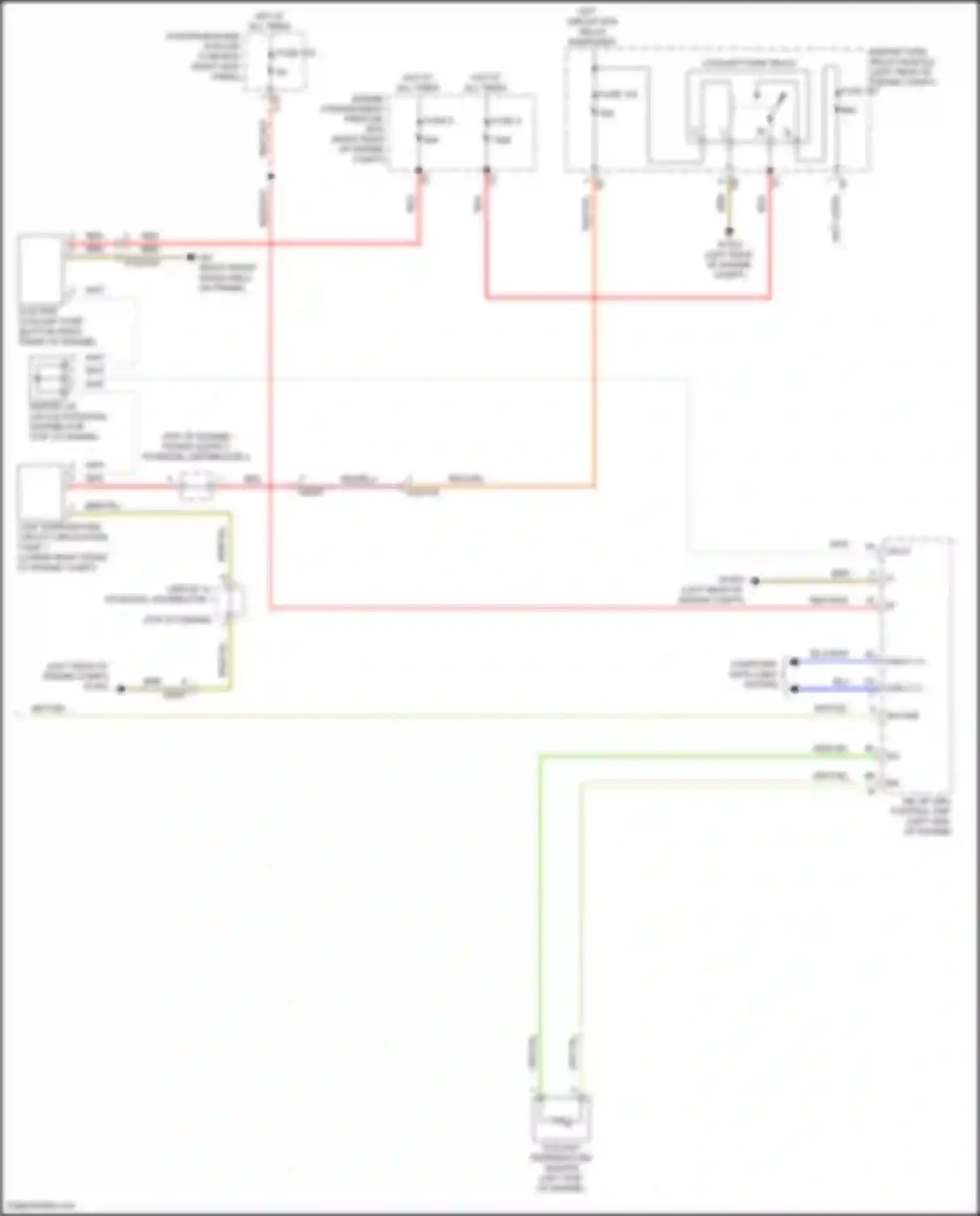 GLC-class Mercedes-Benz X254 (2022-2024): Cooling fan circuit, coupe (2 of 2)