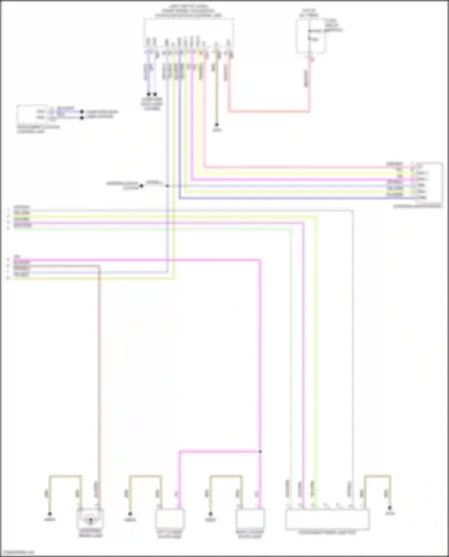 GLC-class Mercedes-Benz X254 (2022-2024): Exterior lamps circuit, suv (2 of 2)