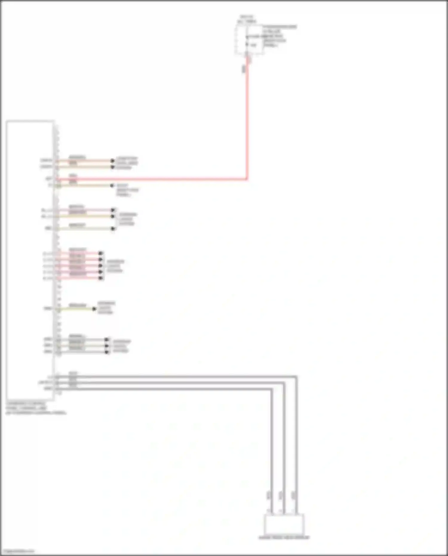 GLC-class Mercedes-Benz X254 (2022-2024): Overhead console circuit, coupe