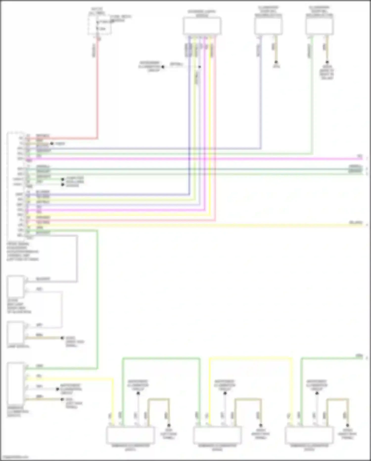 GLC-class Mercedes-Benz X254 (2022-2024): Courtesy lamps circuit, suv (1 of 7)