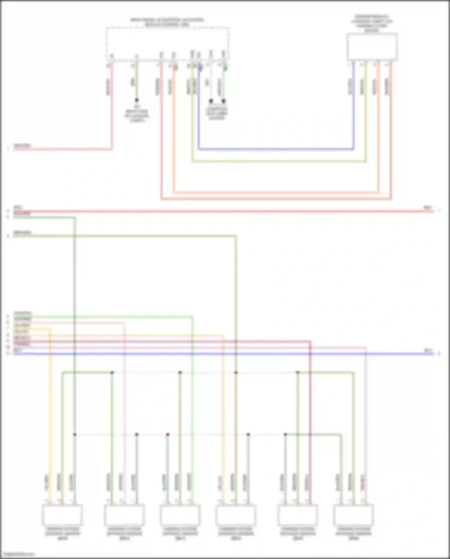 GLC-class Mercedes-Benz X254 (2022-2024): Parktronic circuit, suv (2 of 3)