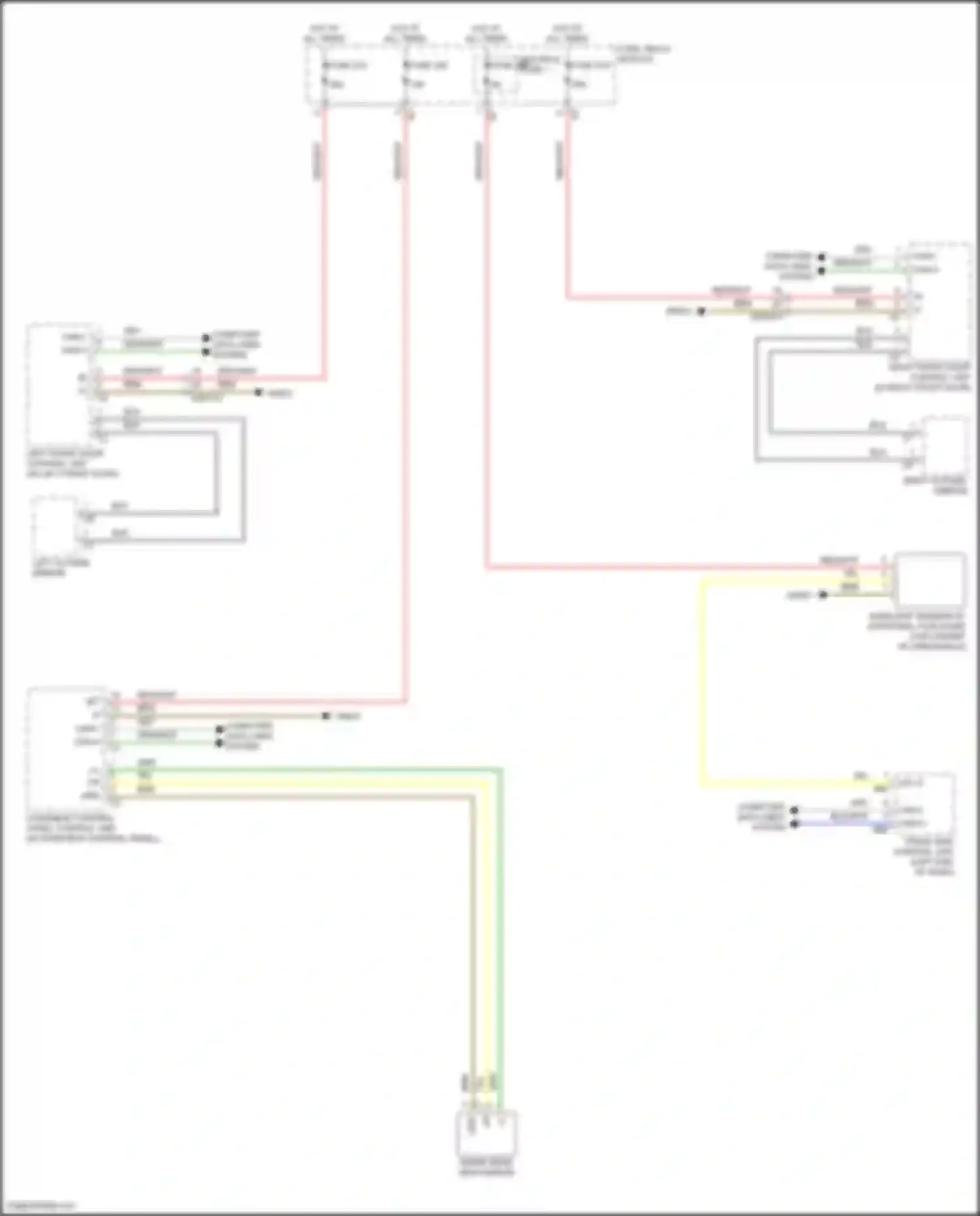 GLC-class Mercedes-Benz X254 (2022-2024): Power mirrors circuit, suv