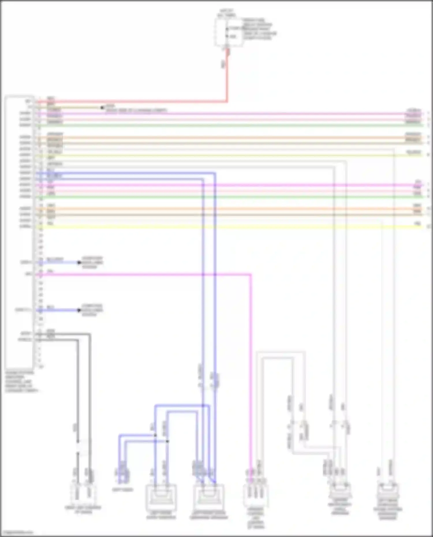 GLC-class Mercedes-Benz X254 (2022-2024): Sound amplifier circuit, coupe (1 of 2)