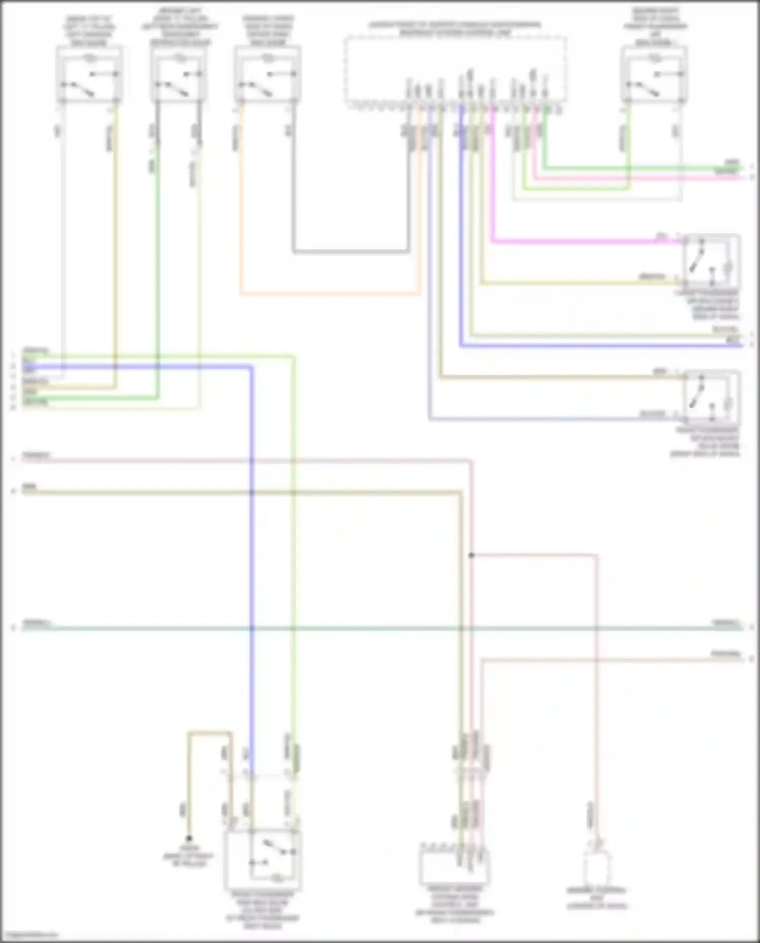 GLC-class Mercedes-Benz X254 (2022-2024): Supplemental restraint circuit, coupe (2 of 4)