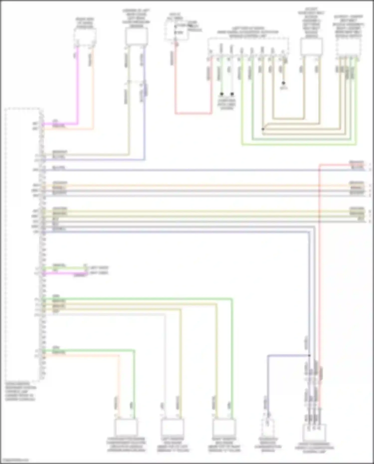 GLC-class Mercedes-Benz X254 (2022-2024): Supplemental restraint circuit, suv (1 of 4)