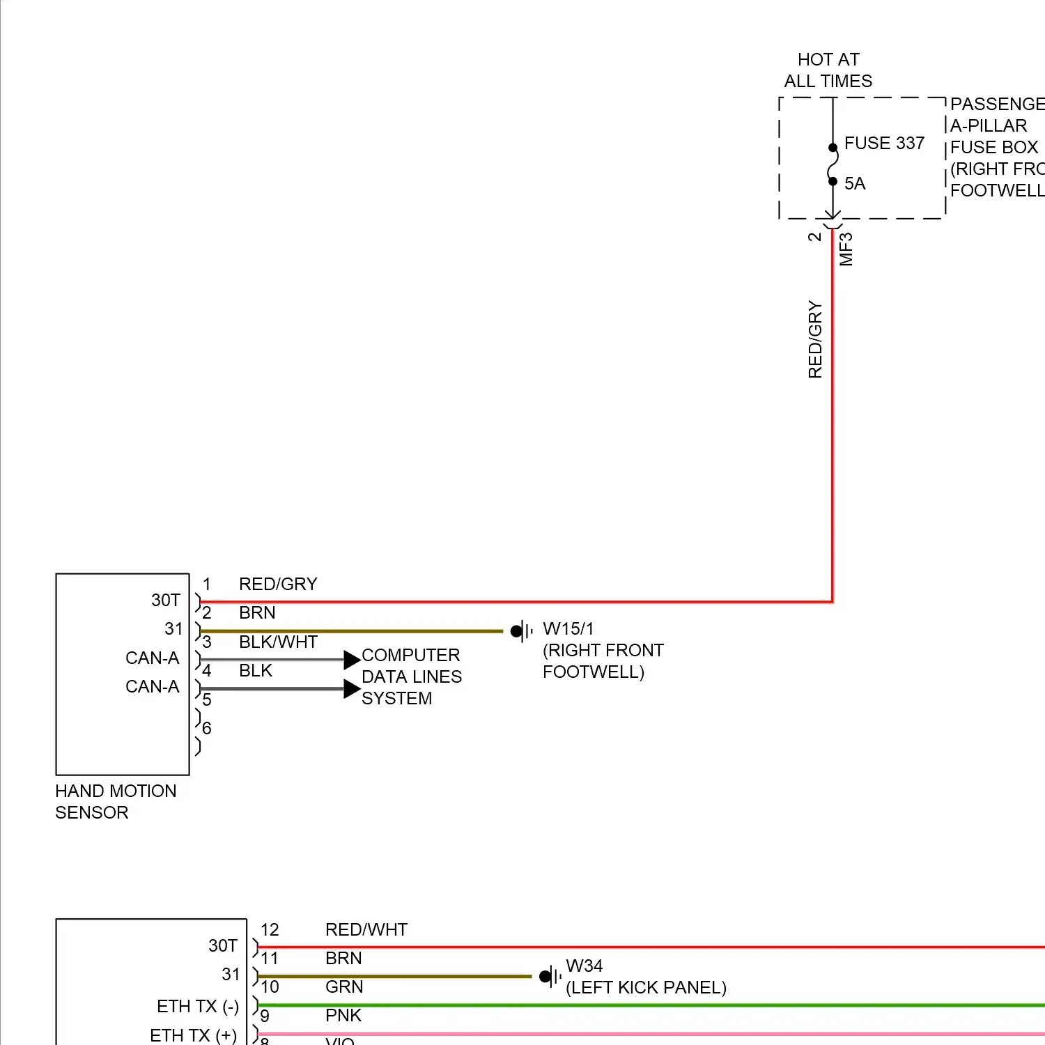 demo - Instrument cluster circuit (1 of 2) Instrument cluster circuit (1 of 2)