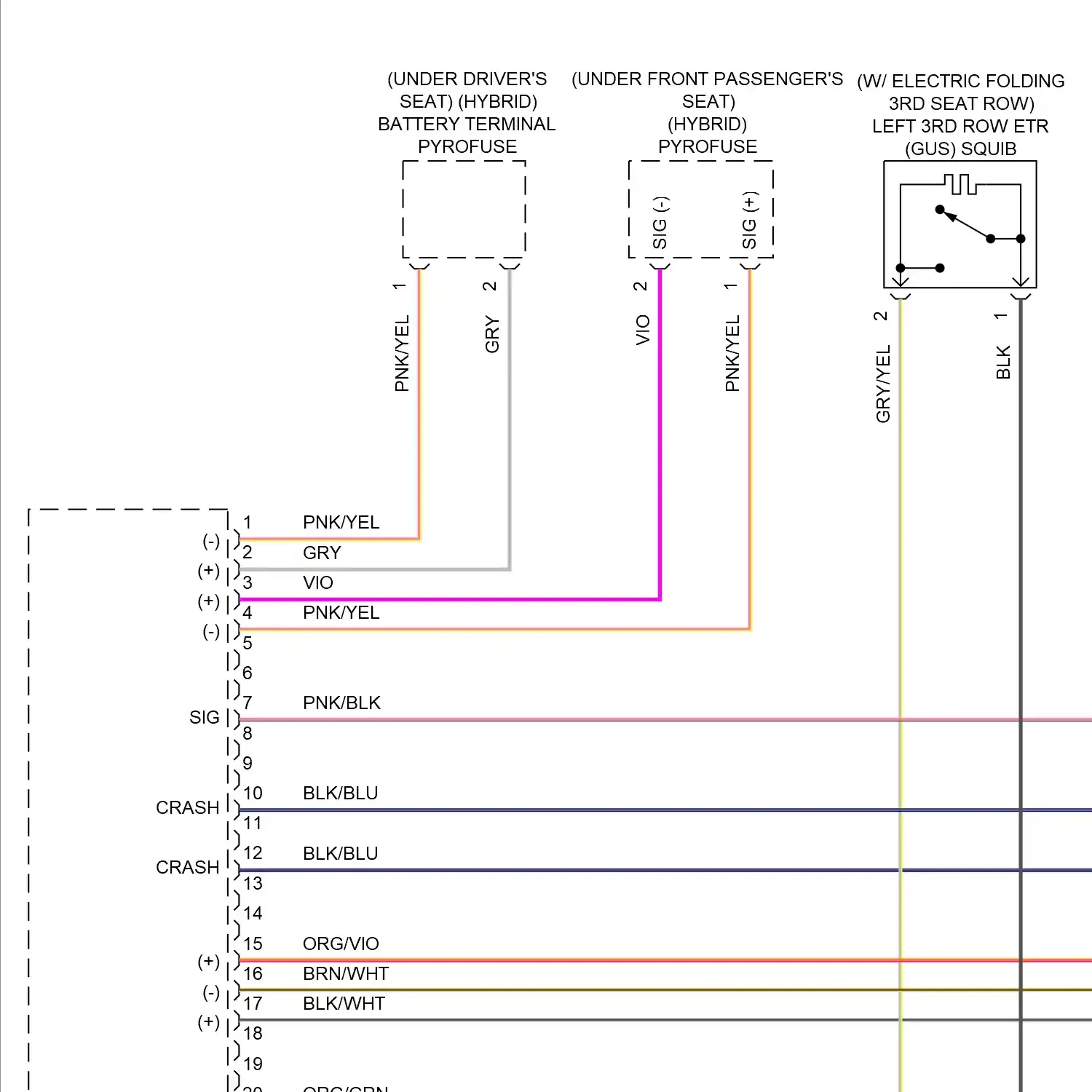 demo - Supplemental restraint circuit (1 of 5) Supplemental restraint circuit (1 of 5)