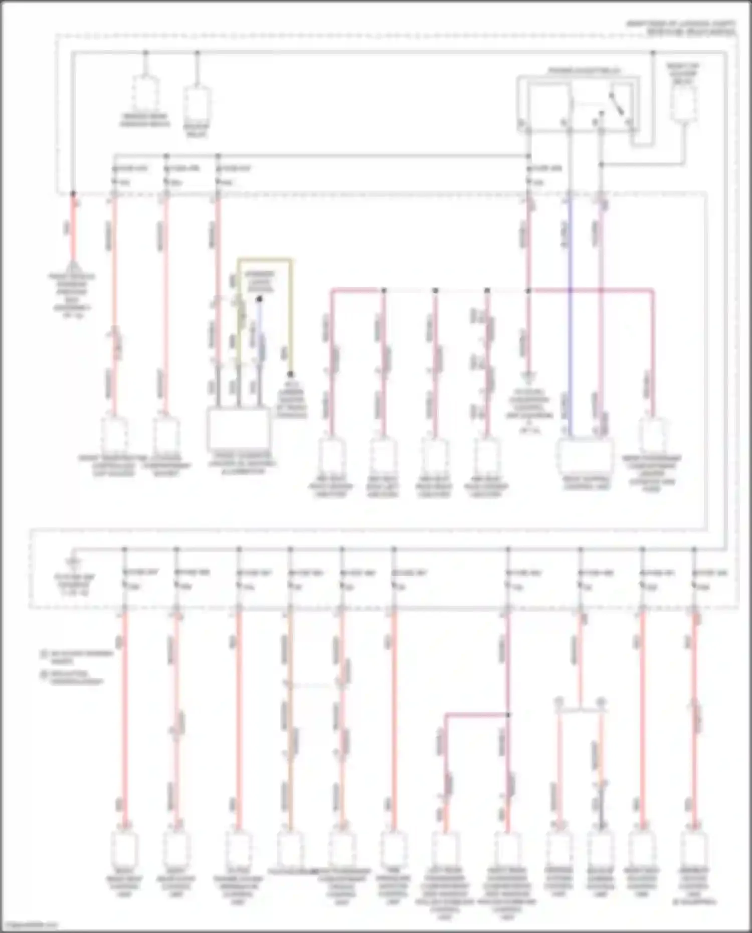 Wiring diagram backup relay for Mercedes-Benz GLE-class Coupe C167 (2019-2023) (3 of 4)
