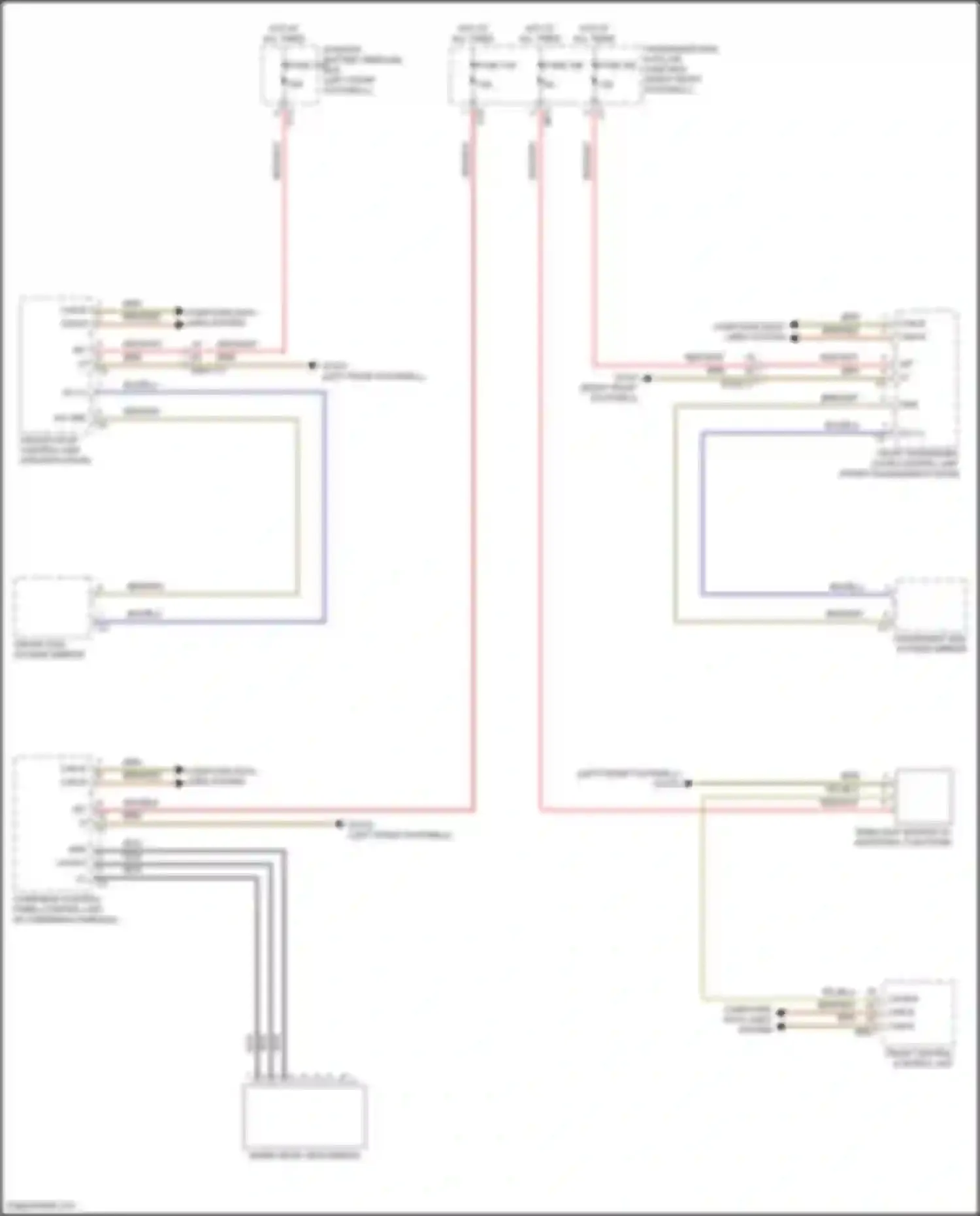 Wiring diagram computer data lines system for Mercedes-Benz GLE-class Coupe C167 (2019-2023) (87 of 127)