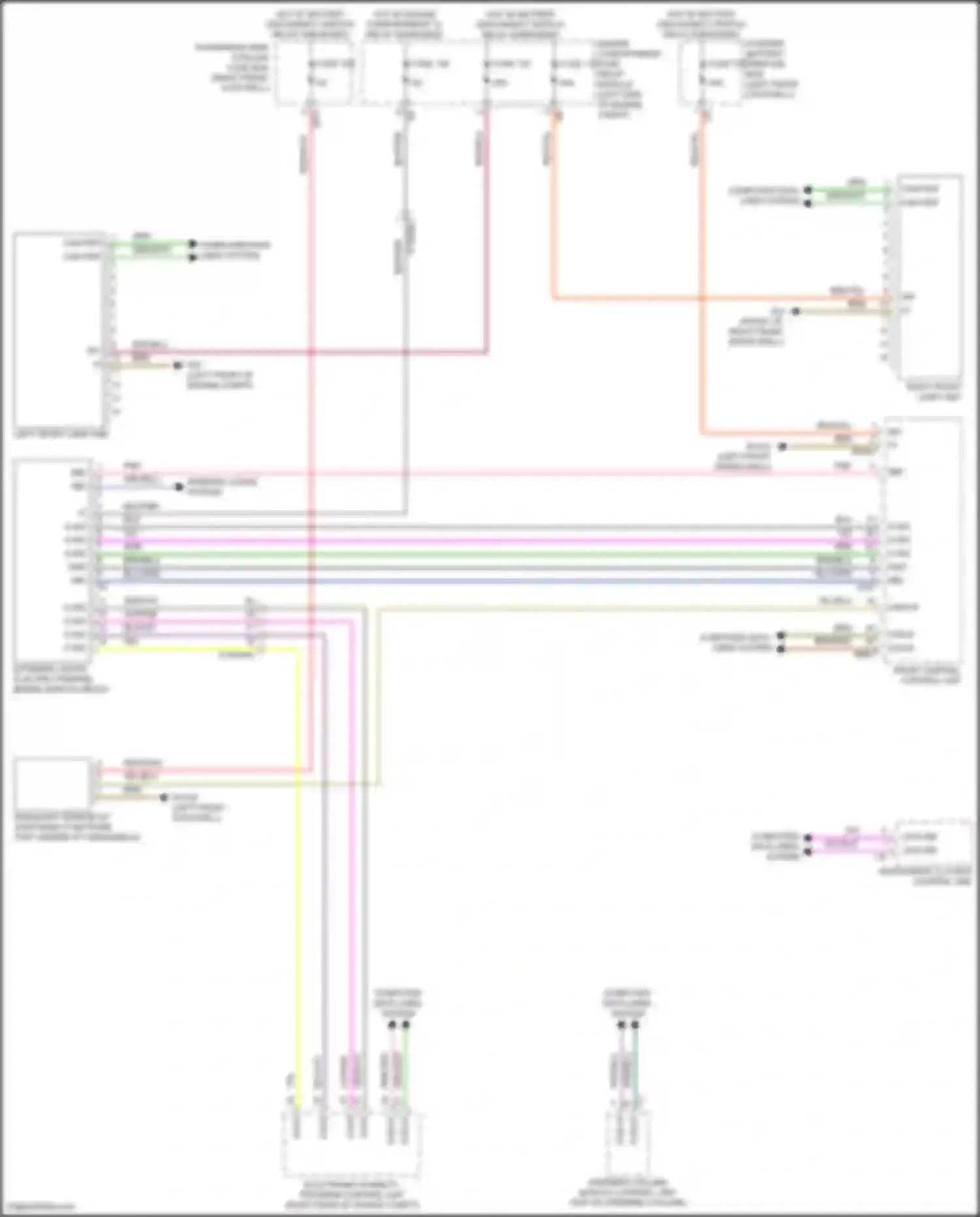 Wiring diagram computer data lines system for Mercedes-Benz GLE-class Coupe C167 (2019-2023) (90 of 127)