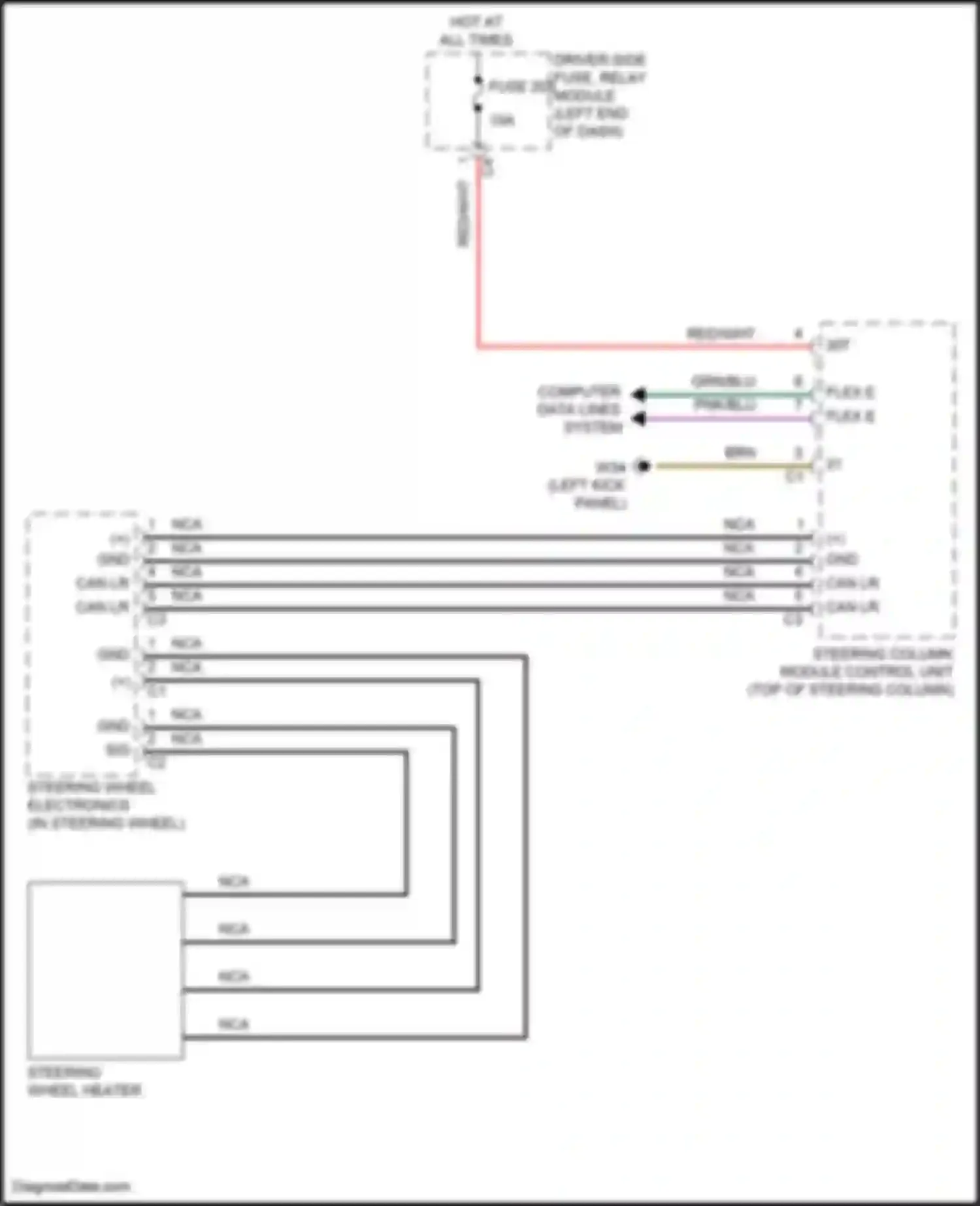 Wiring diagram computer data lines system for Mercedes-Benz GLE-class Coupe C167 (2019-2023) (42 of 127)