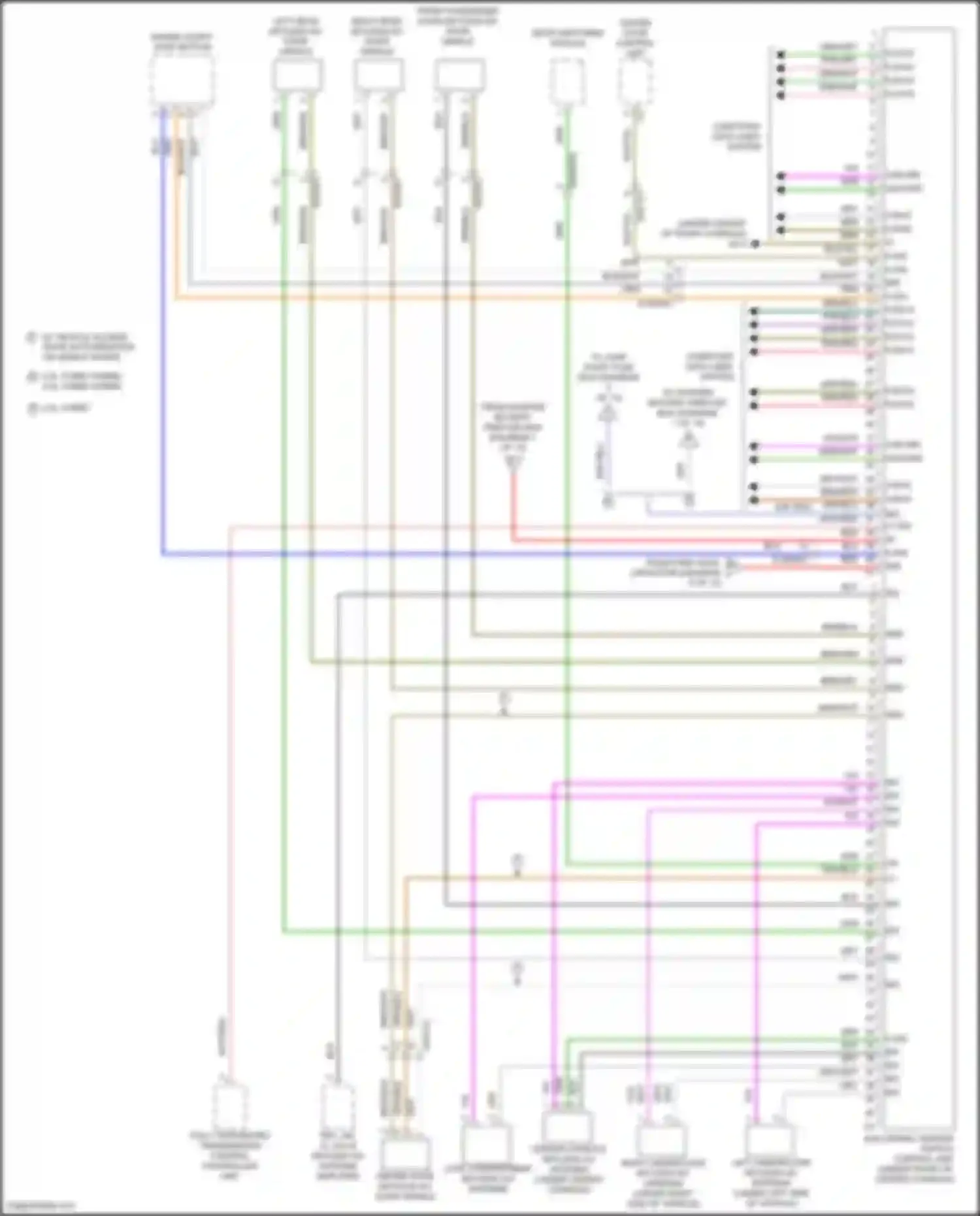 Wiring diagram computer data lines system for Mercedes-Benz GLE-class Coupe C167 (2019-2023) (58 of 127)