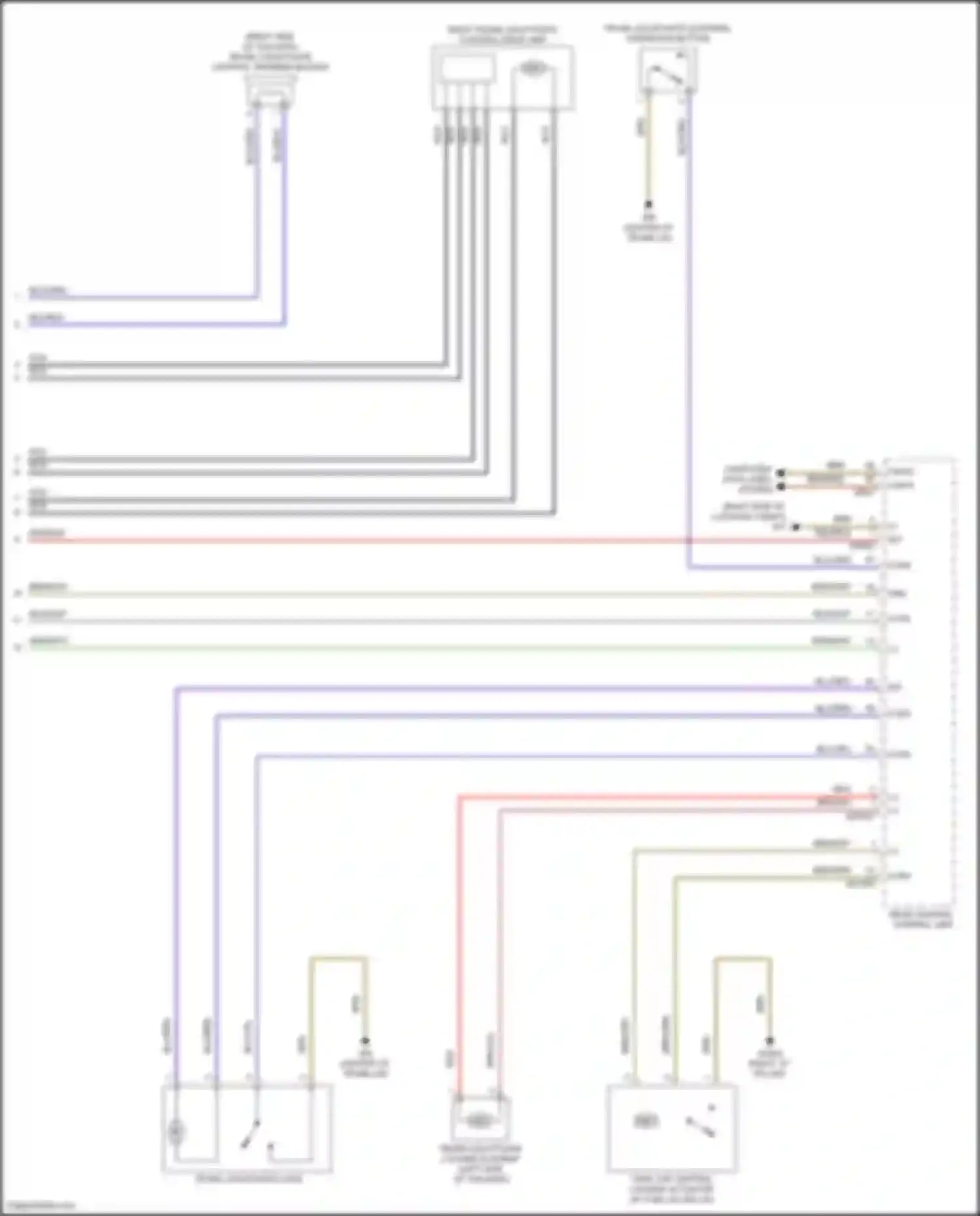 Wiring diagram computer data lines system for Mercedes-Benz GLE-class Coupe C167 (2019-2023) (30 of 127)