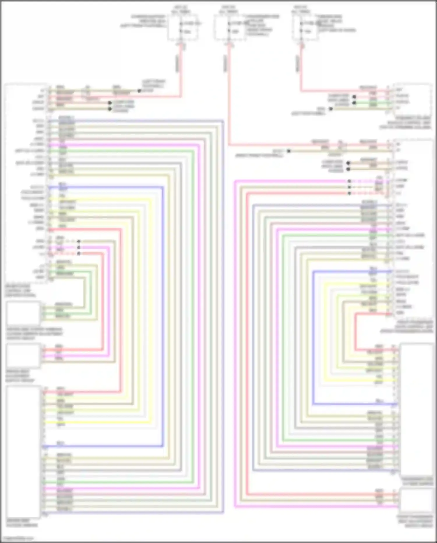 Wiring diagram computer data lines system for Mercedes-Benz GLE-class Coupe C167 (2019-2023) (43 of 127)