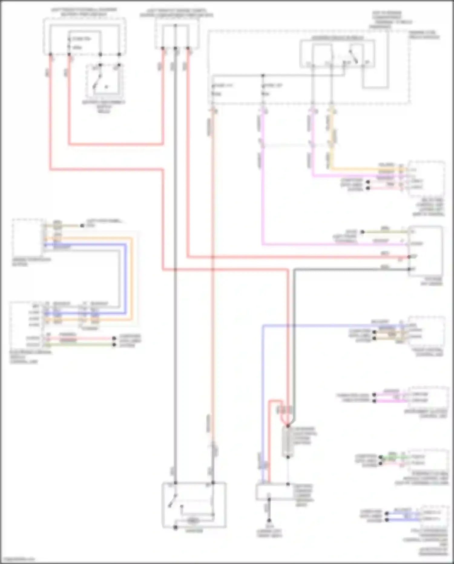 Wiring diagram computer data lines system for Mercedes-Benz GLE-class Coupe C167 (2019-2023) (9 of 127)