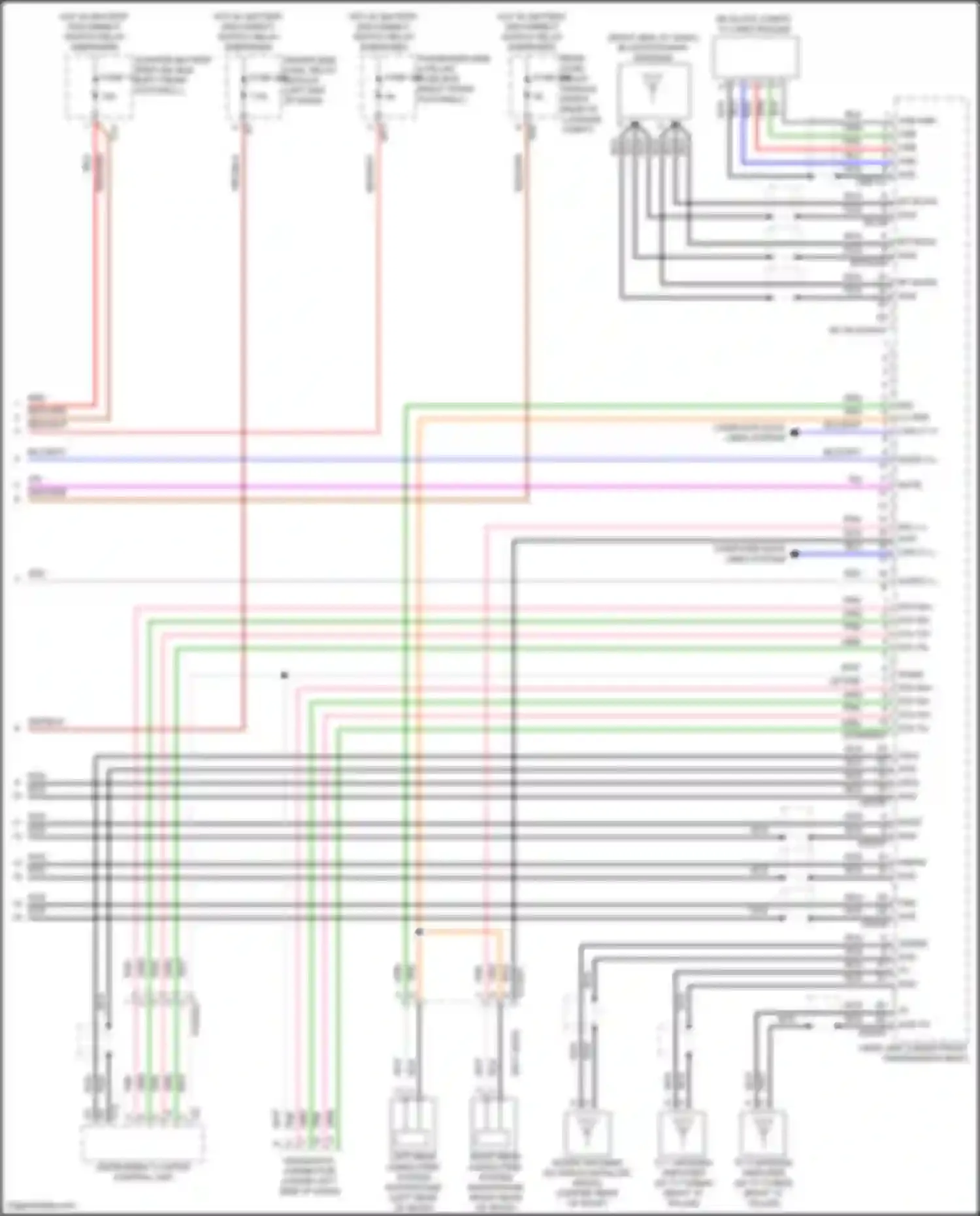 Wiring diagram computer data lines system for Mercedes-Benz GLE-class Coupe C167 (2019-2023) (94 of 127)